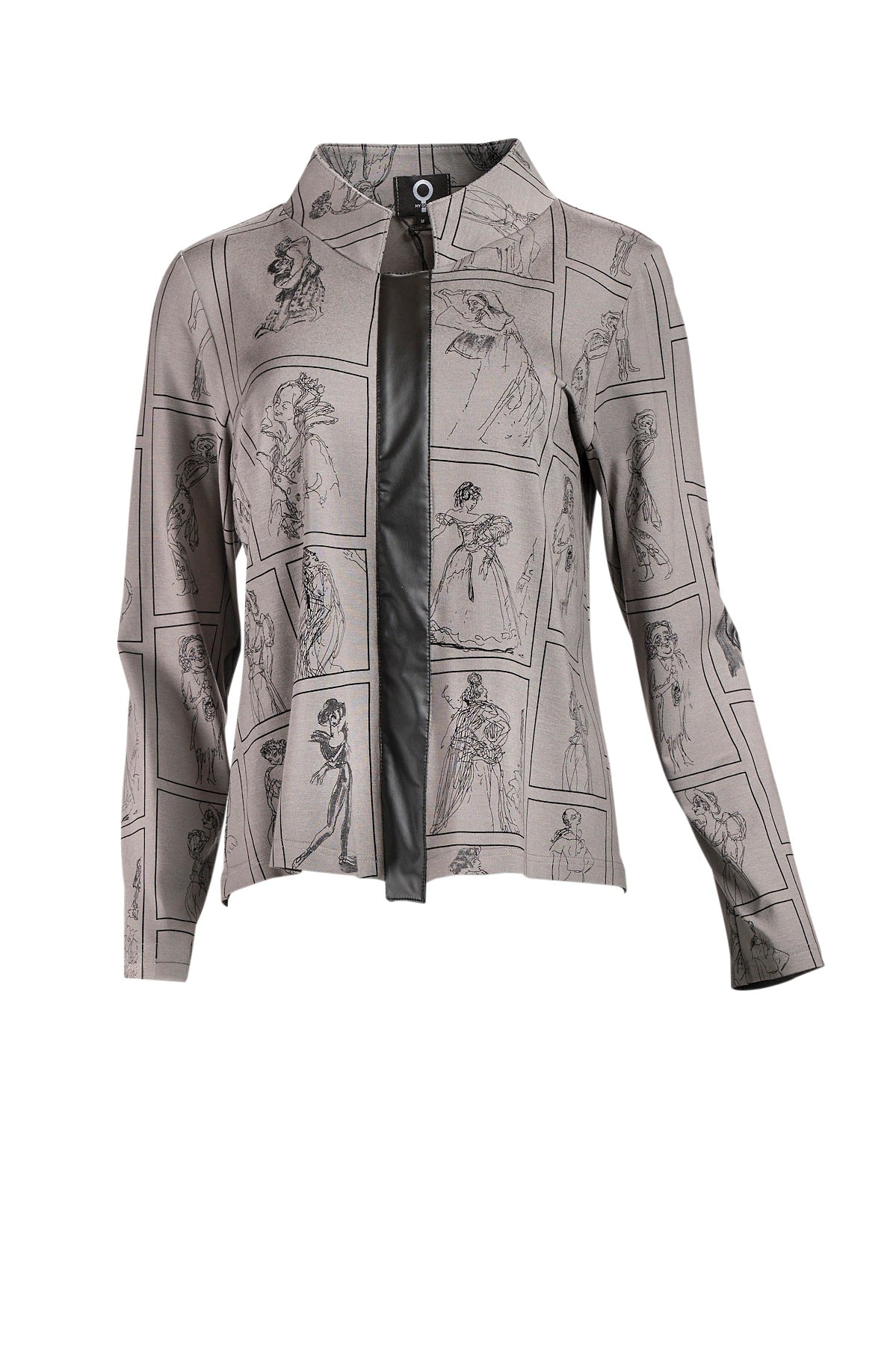 My Soul Cartoon bluse 0149, Grey