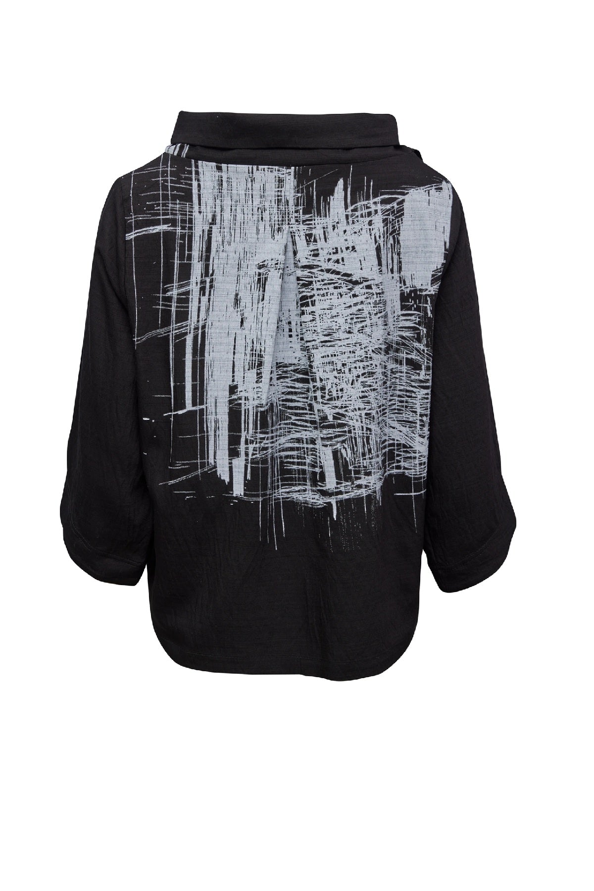 E Avantgarde Blouse 15005-9901, Black-White