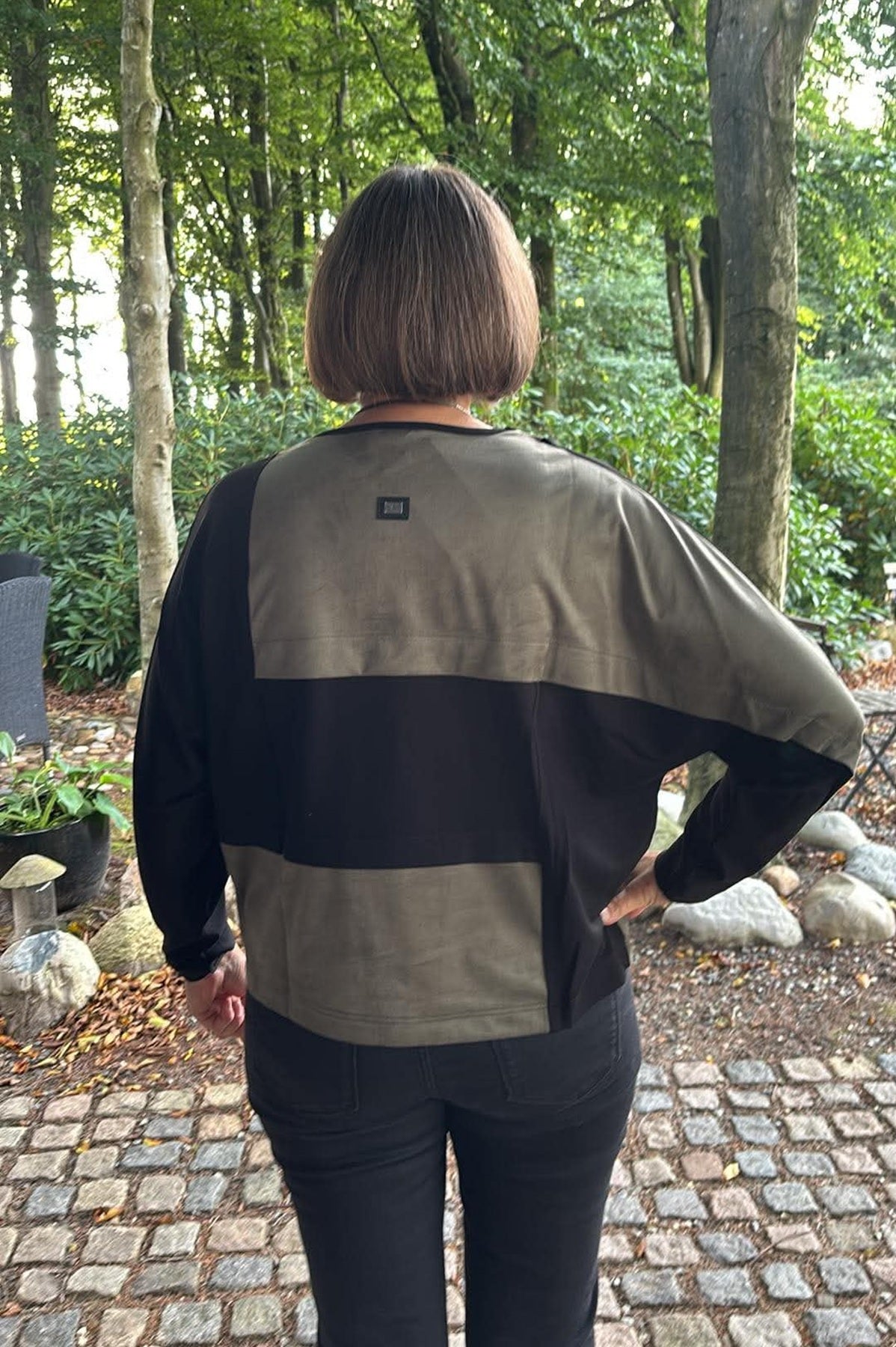 E Avantgarde Blouse 15291-9968, Black-Army