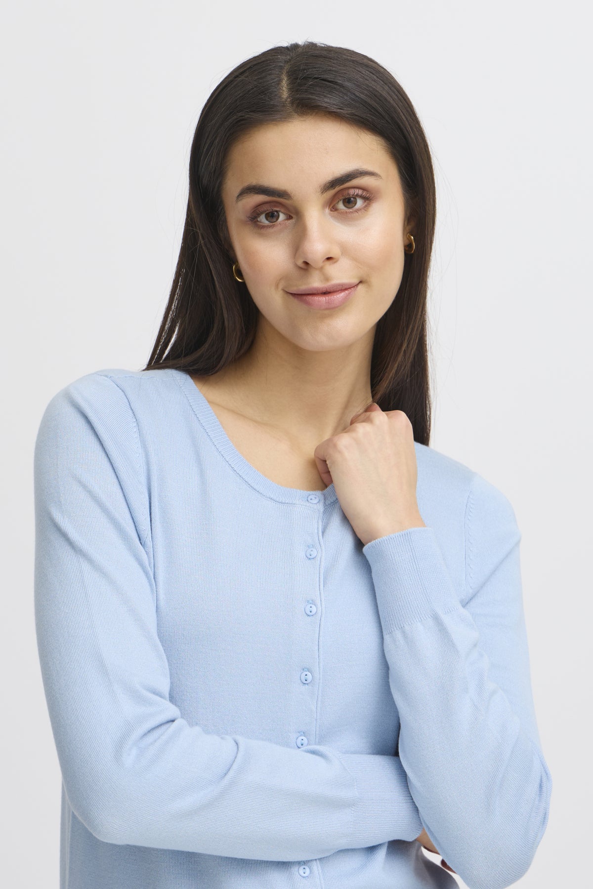 Fransa FRZUBASIC 60 CARDIGAN, Cashmere Blue