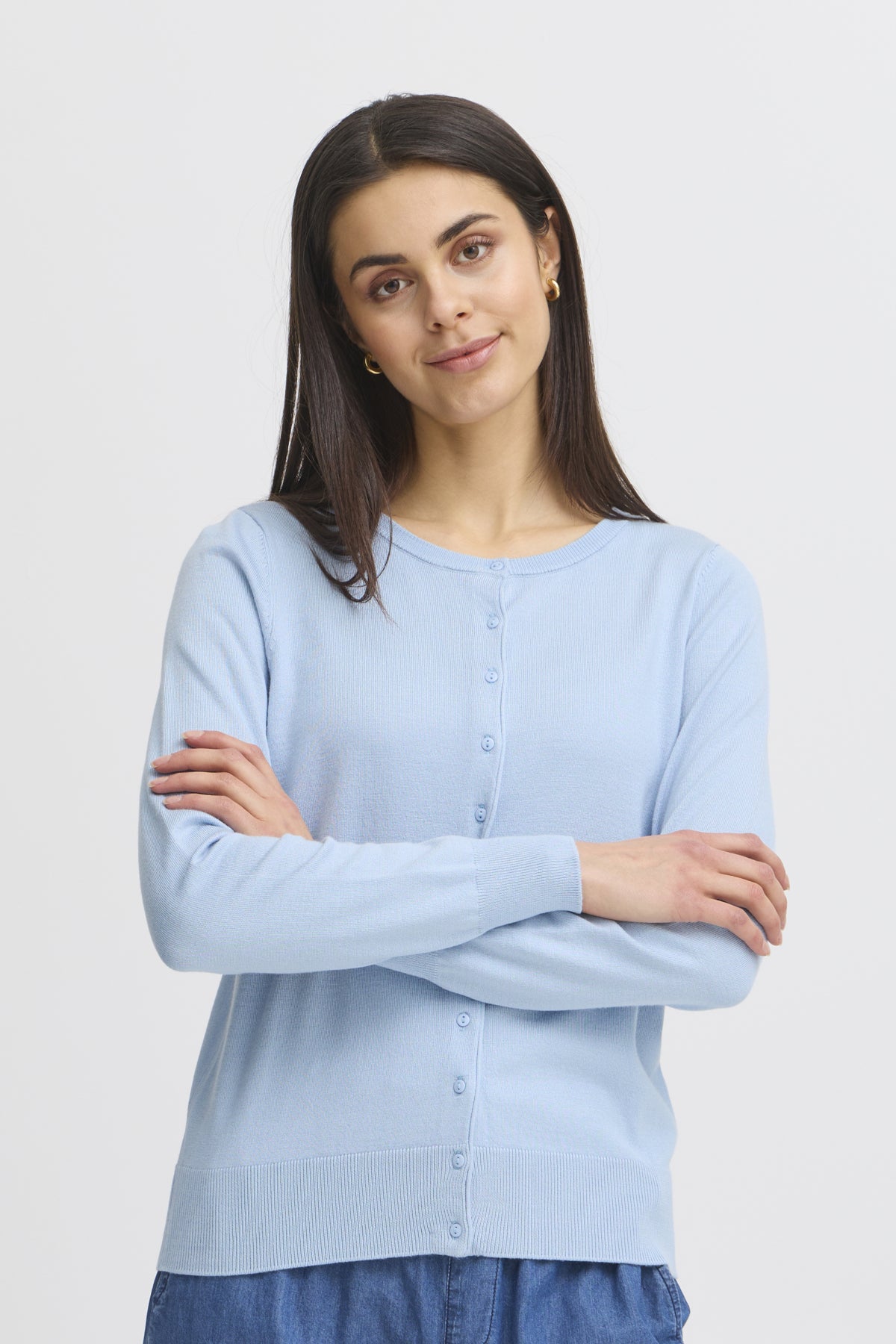 Fransa FRZUBASIC 60 CARDIGAN, Cashmere Blue
