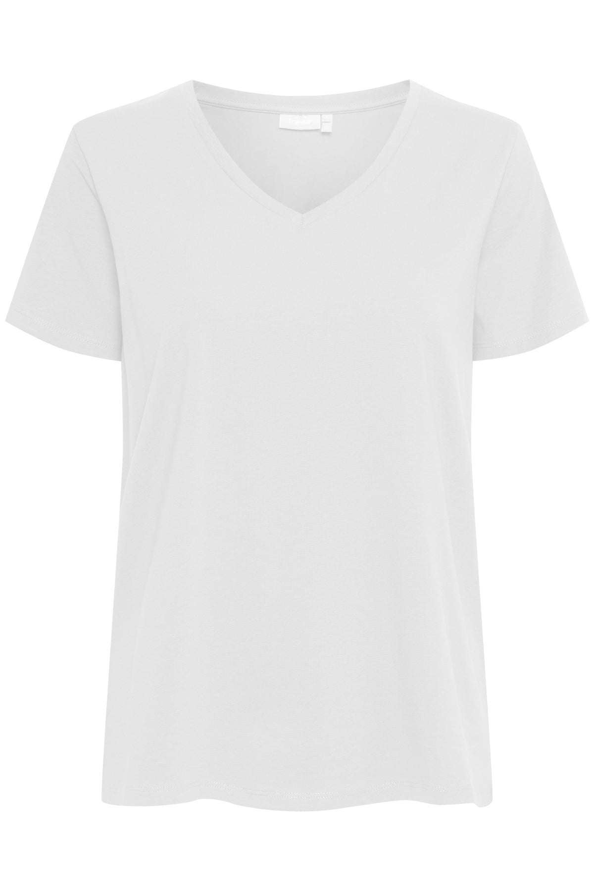 Fransa FRZASHOULDER TEE 1, Blanc de Blanc