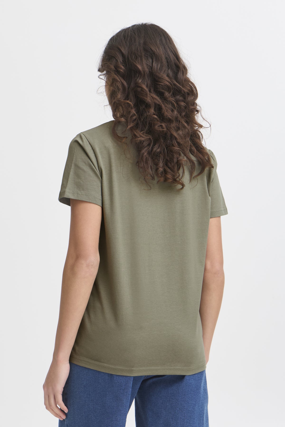 Fransa FRZASHOULDER TEE 1, Agave Green