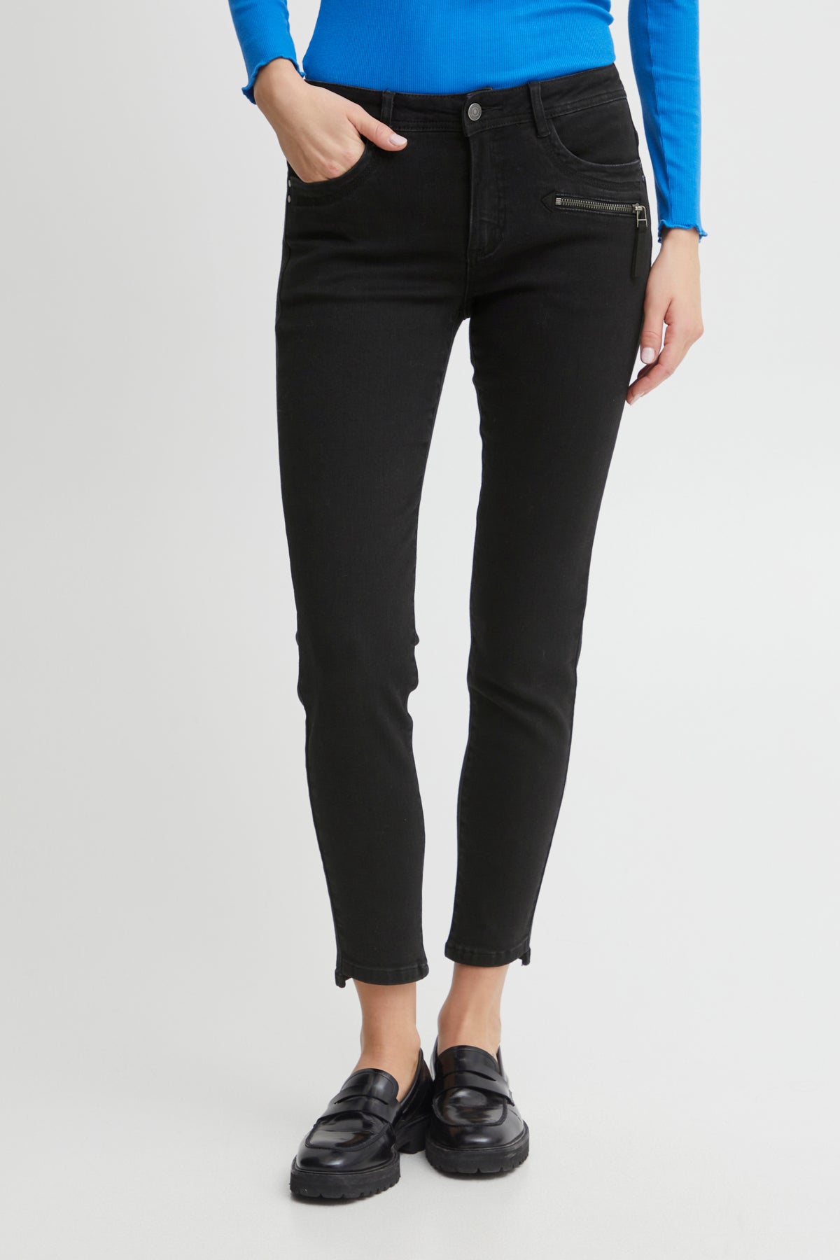 Fransa FRLISSI TESSA JEANS 1 ANK, Black Denim