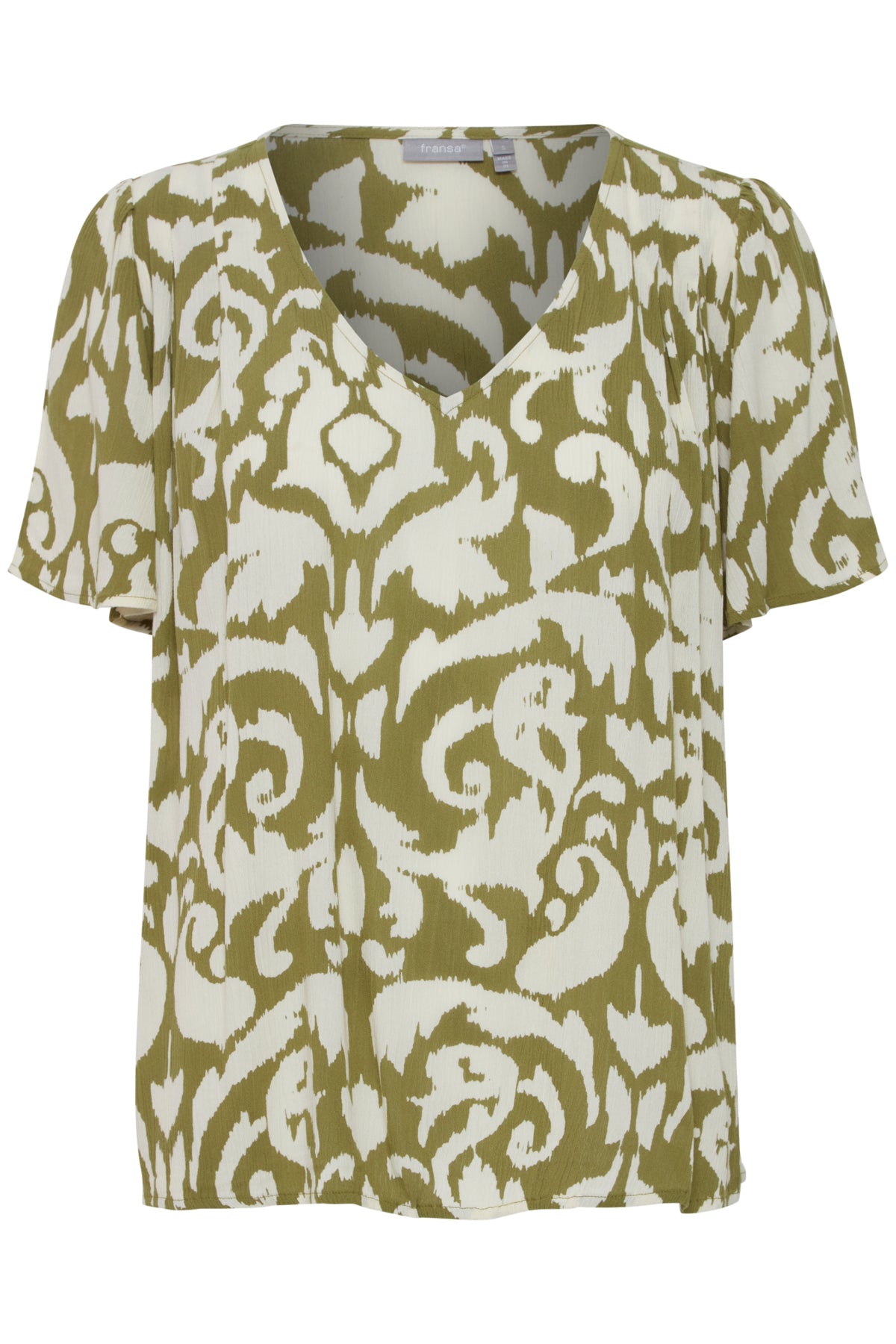 Fransa FRIRIA BLOUSE 1, Green Moss Mix A