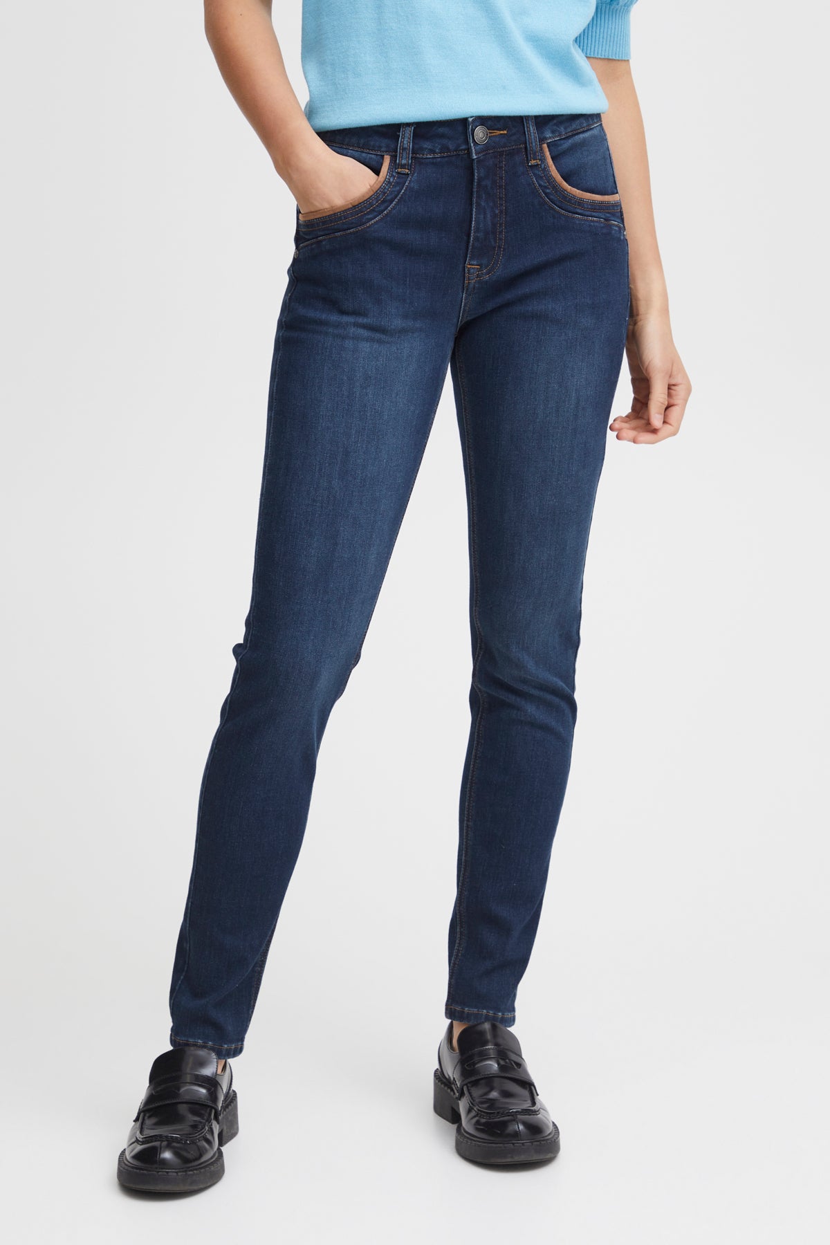 Fransa FRLISSI TESSA JEANS 2, Indigo Blue Denim