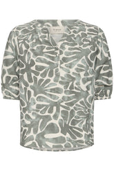 Fransa FRMADDIE BLOUSE 2, Agave Green art