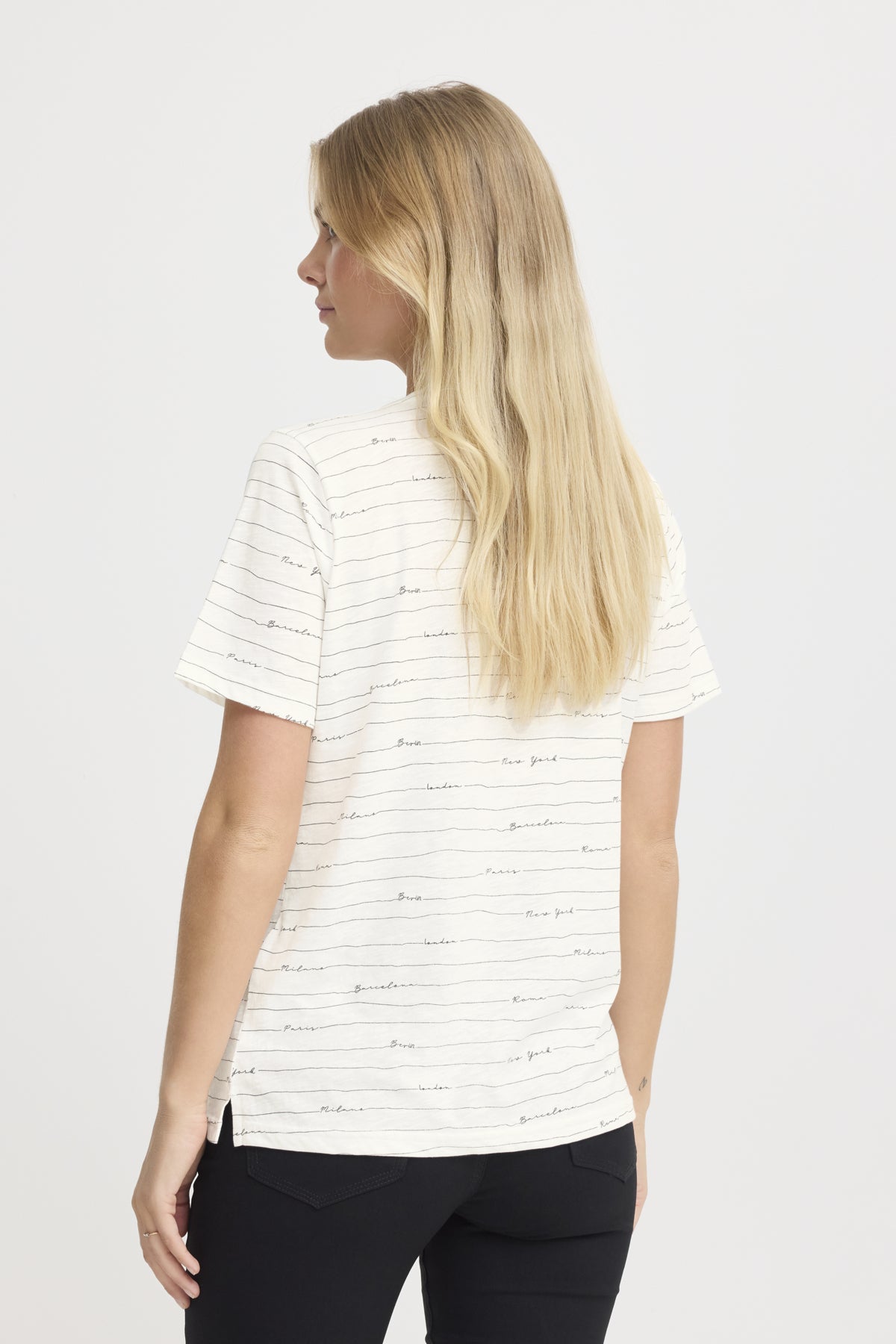 Fransa FRHAZEL TEE 2, Blanc de blanc art