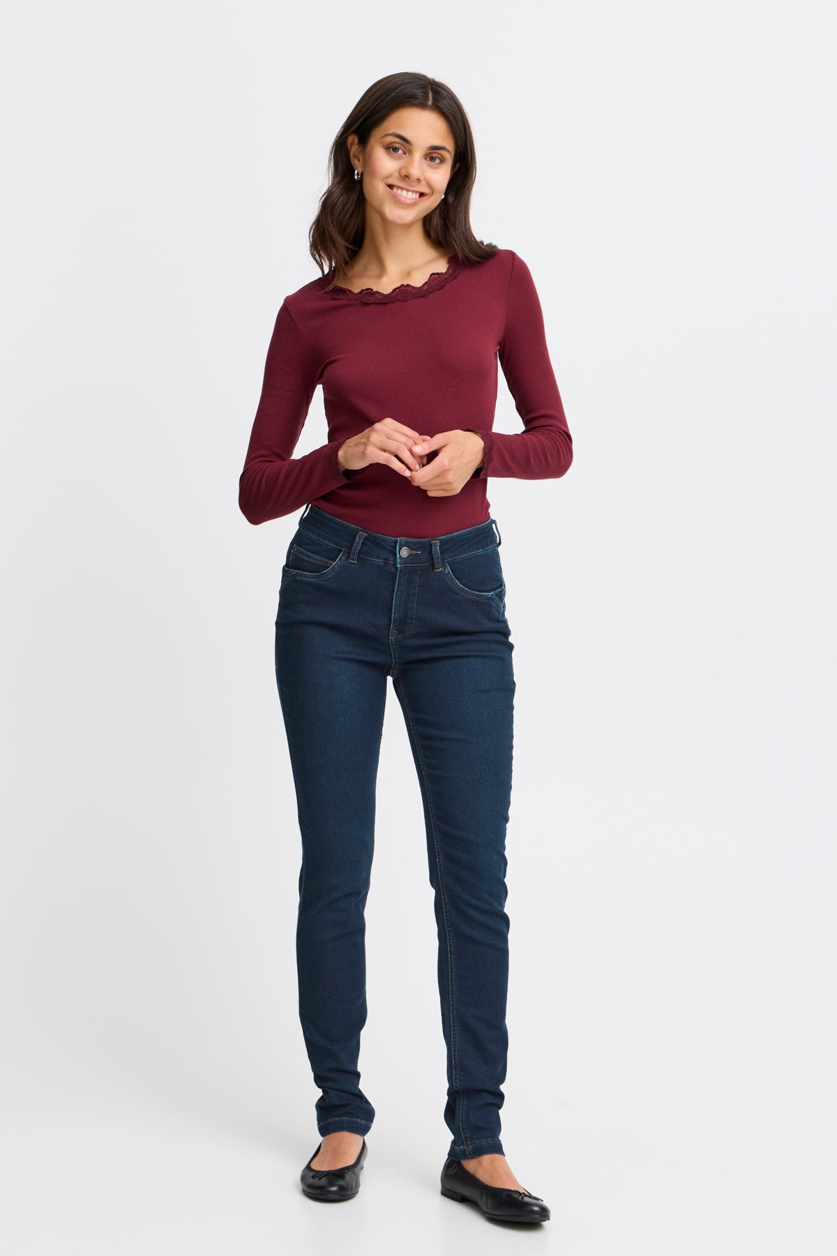 Fransa FRVILJA PAM JEANS 3, Indigo Blue