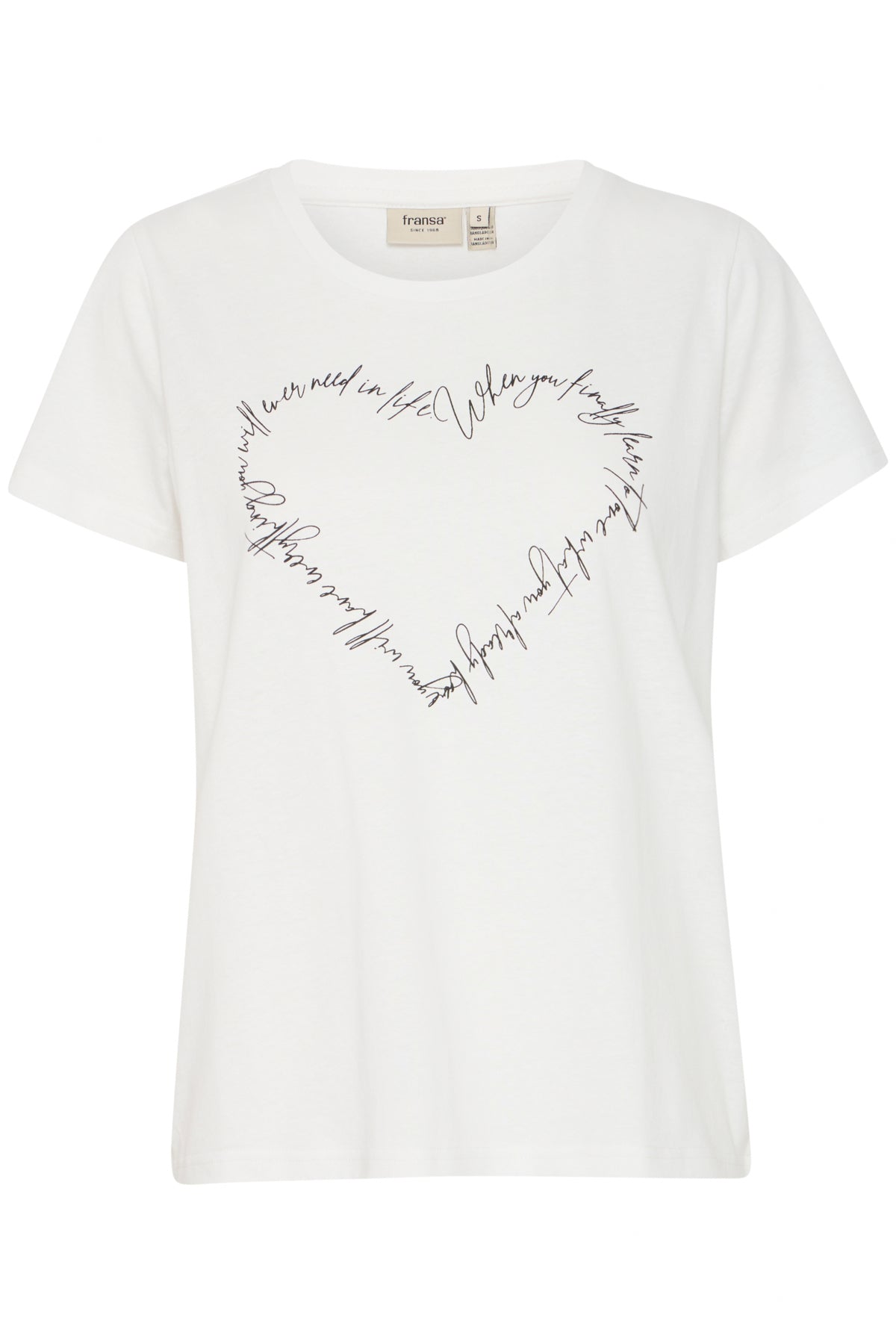 Fransa FRSURI TEE 1, Blanc de Blanc mix