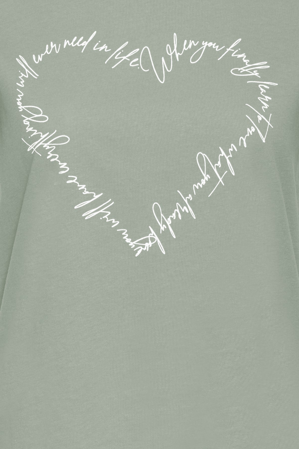 Fransa FRSURI TEE 1, Frosty Green mix
