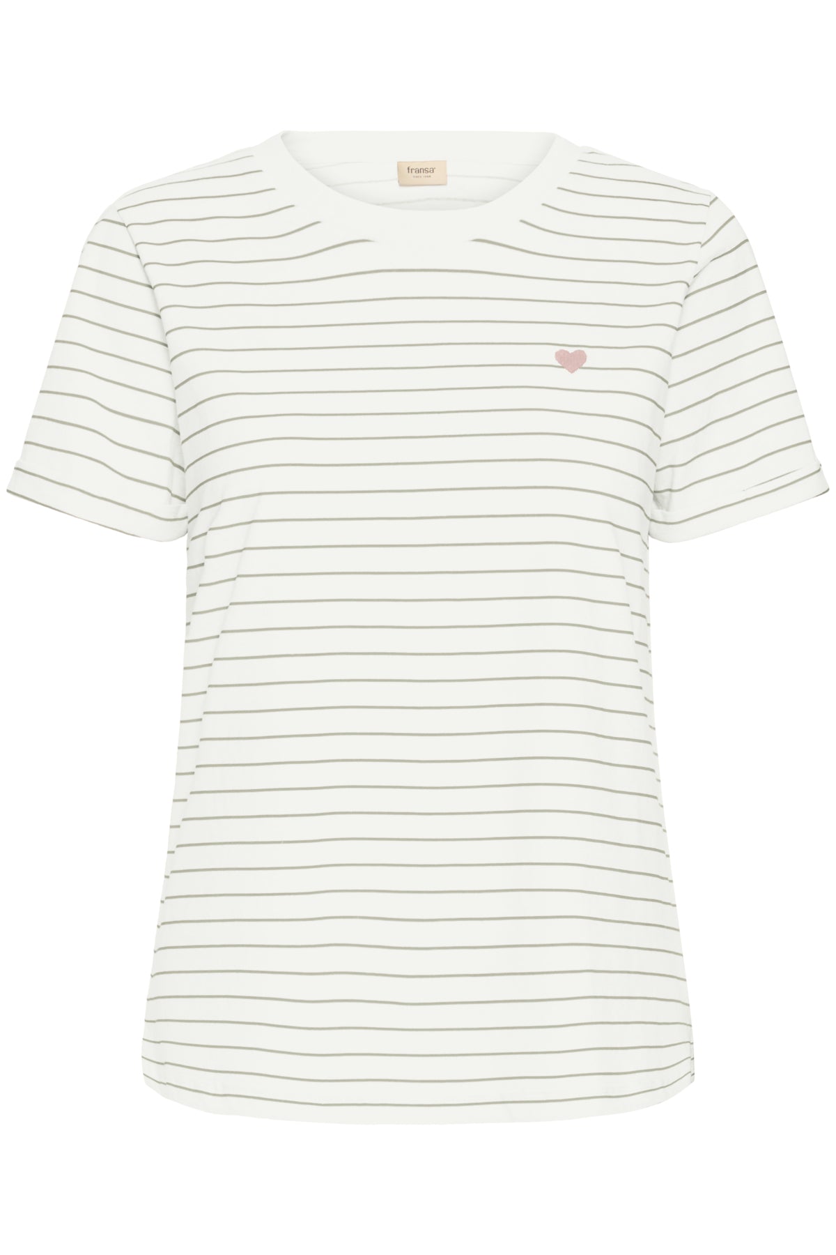 Fransa FRAMORA TEE 1, Agave Green art