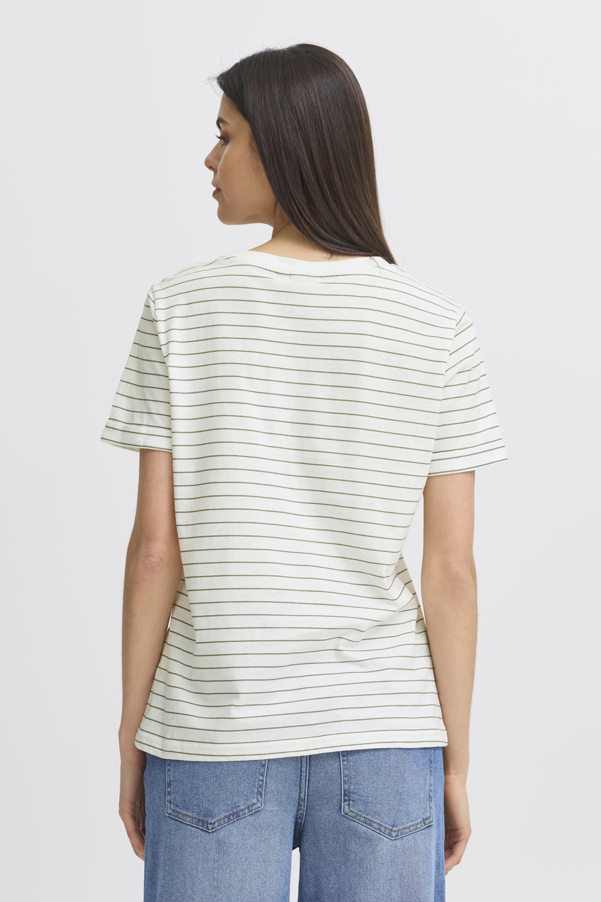 Fransa FRAMORA TEE 1, Agave Green art