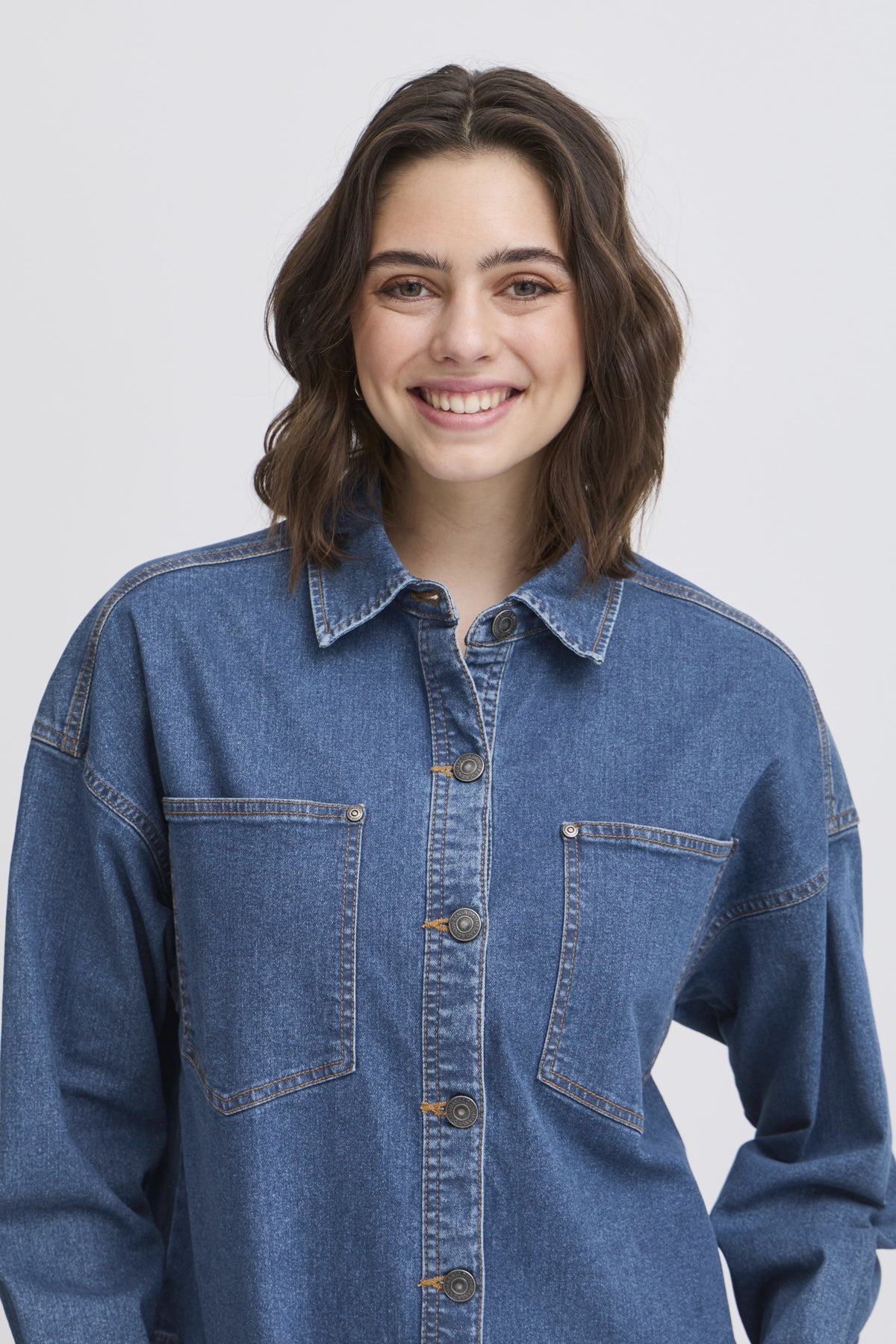 Fransa FRVOCUT JACKET 2, True Blue Denim