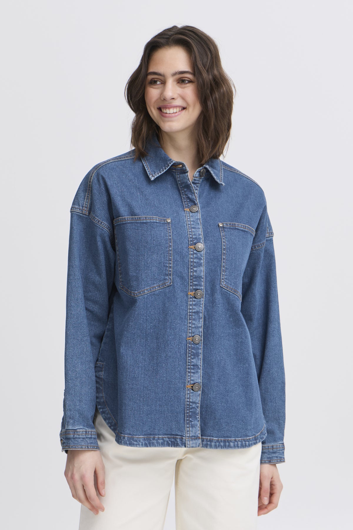 Fransa FRVOCUT JACKET 2, True Blue Denim