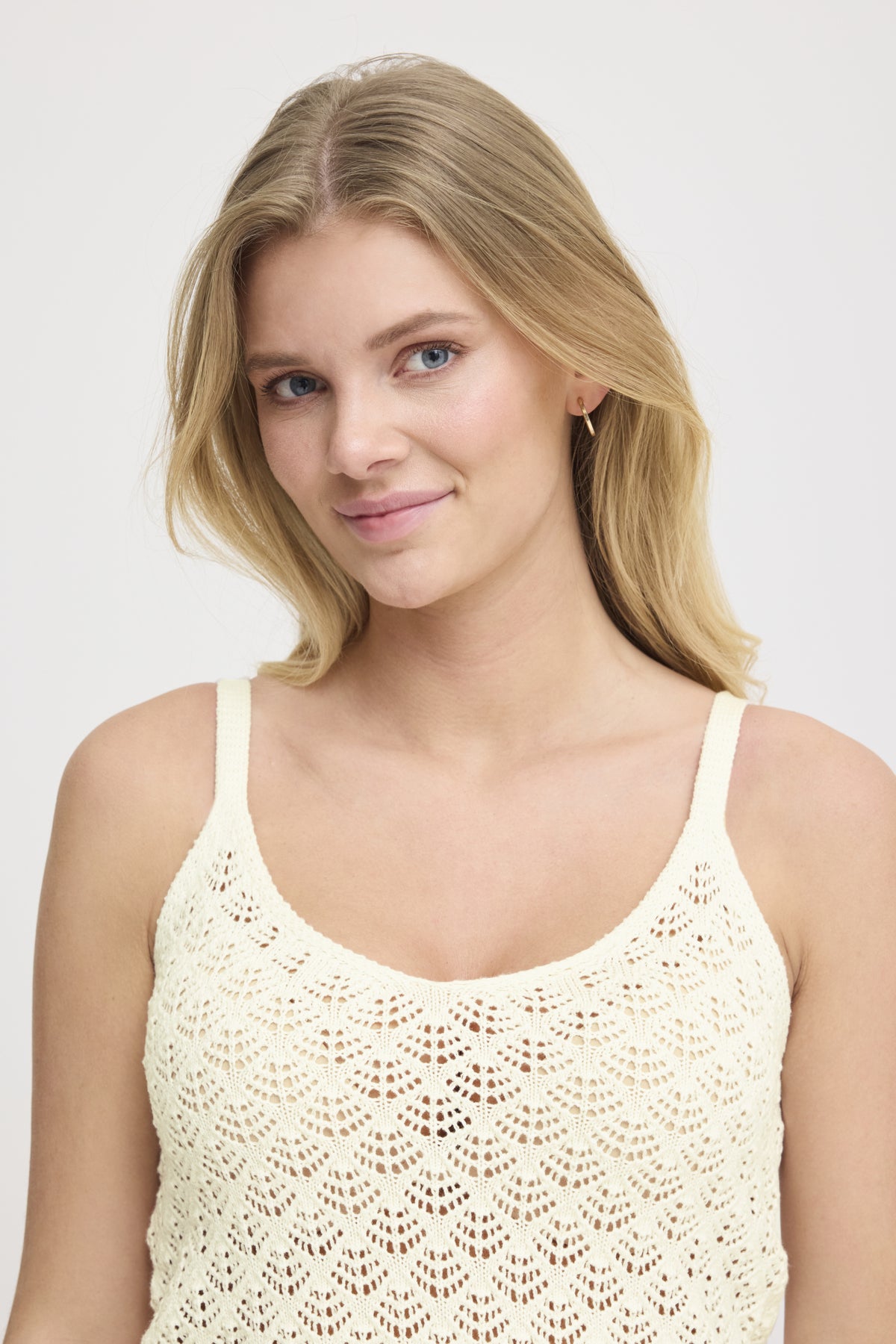 Fransa FRODA Top, Whisper White