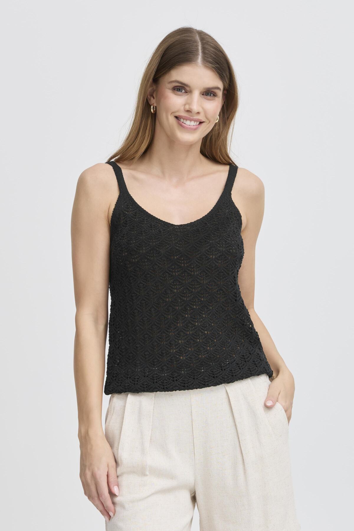 Fransa FRODA Top, Black