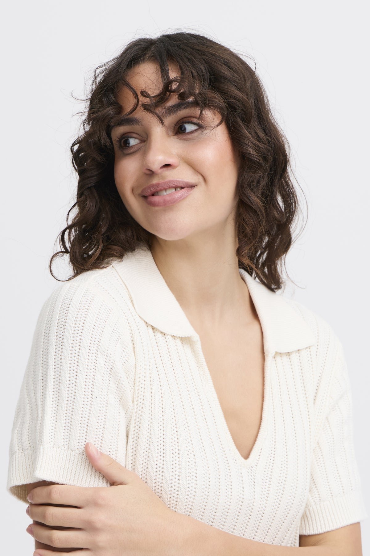 Fransa FROFELINA DRESS 1, Whisper White