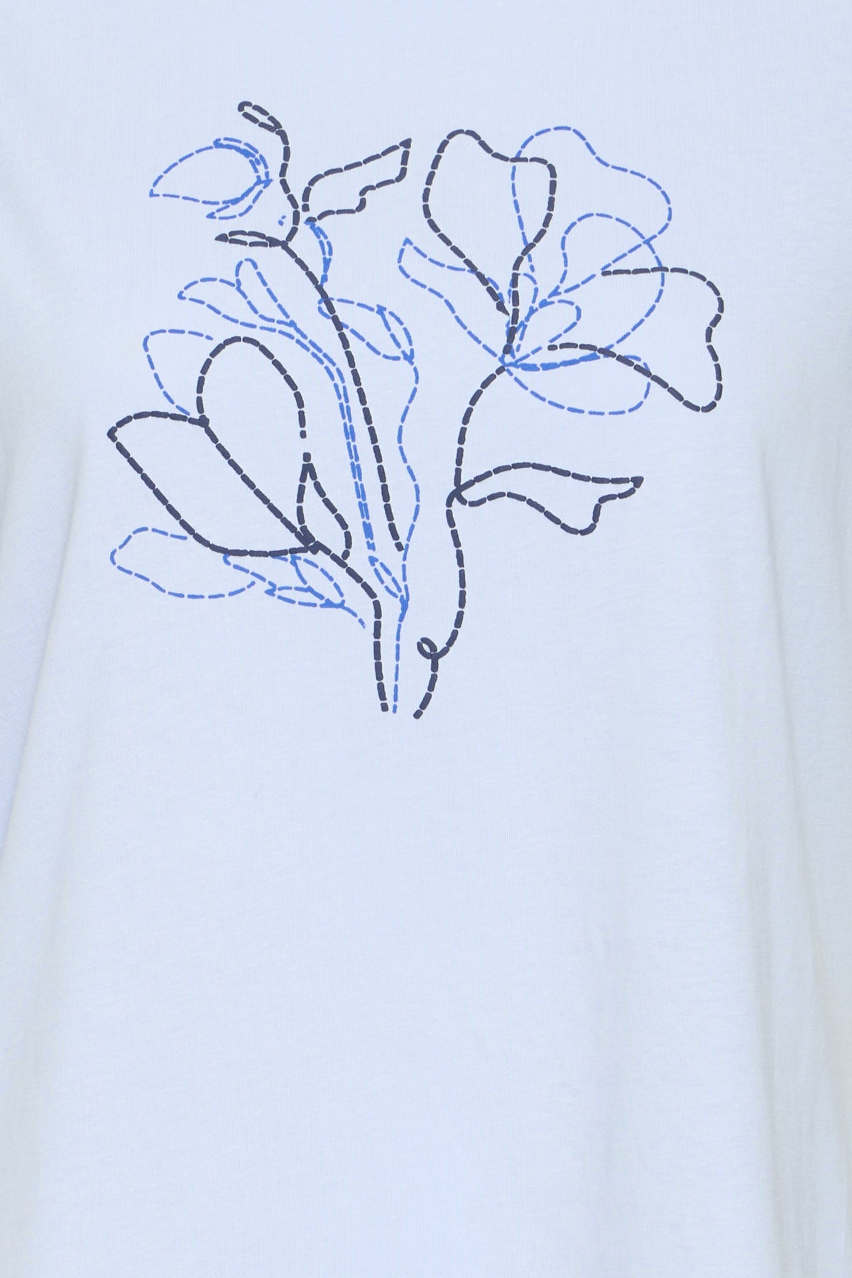 Fransa FRALLI TEE 2, Cashmere Blue mix