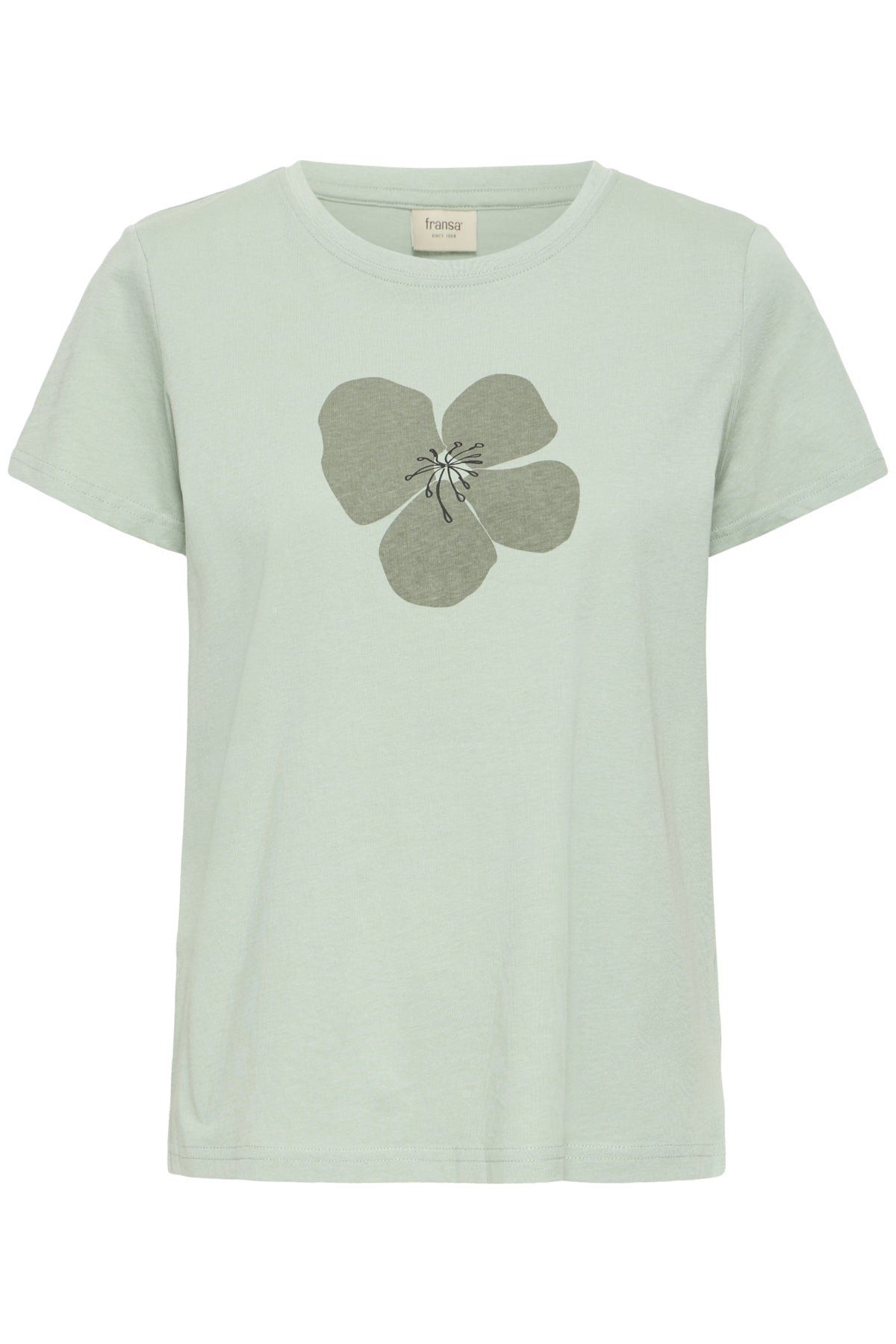 Fransa FRMAYRA T-shirt, Iceberg Green mix