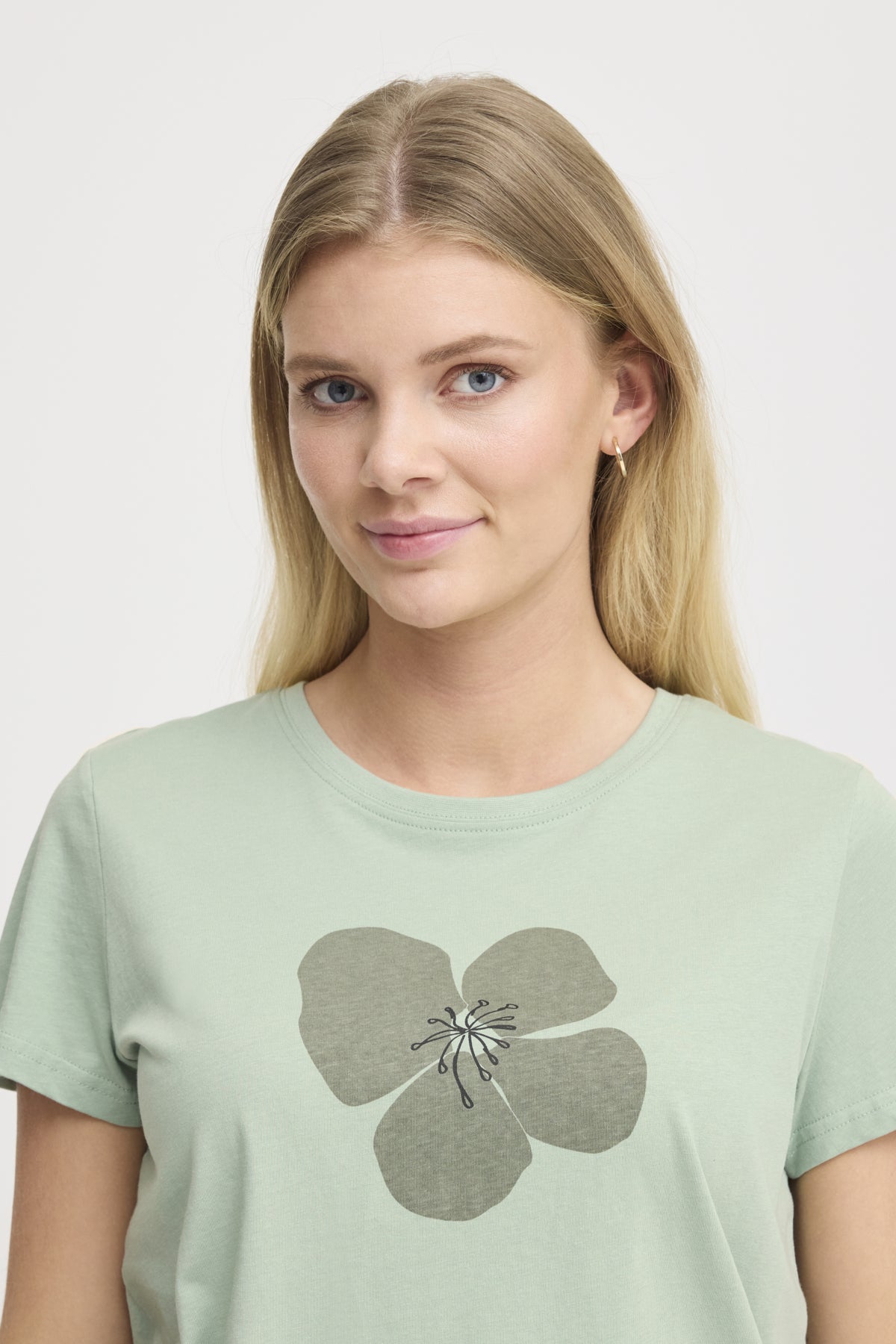 Fransa FRMAYRA T-shirt, Iceberg Green mix