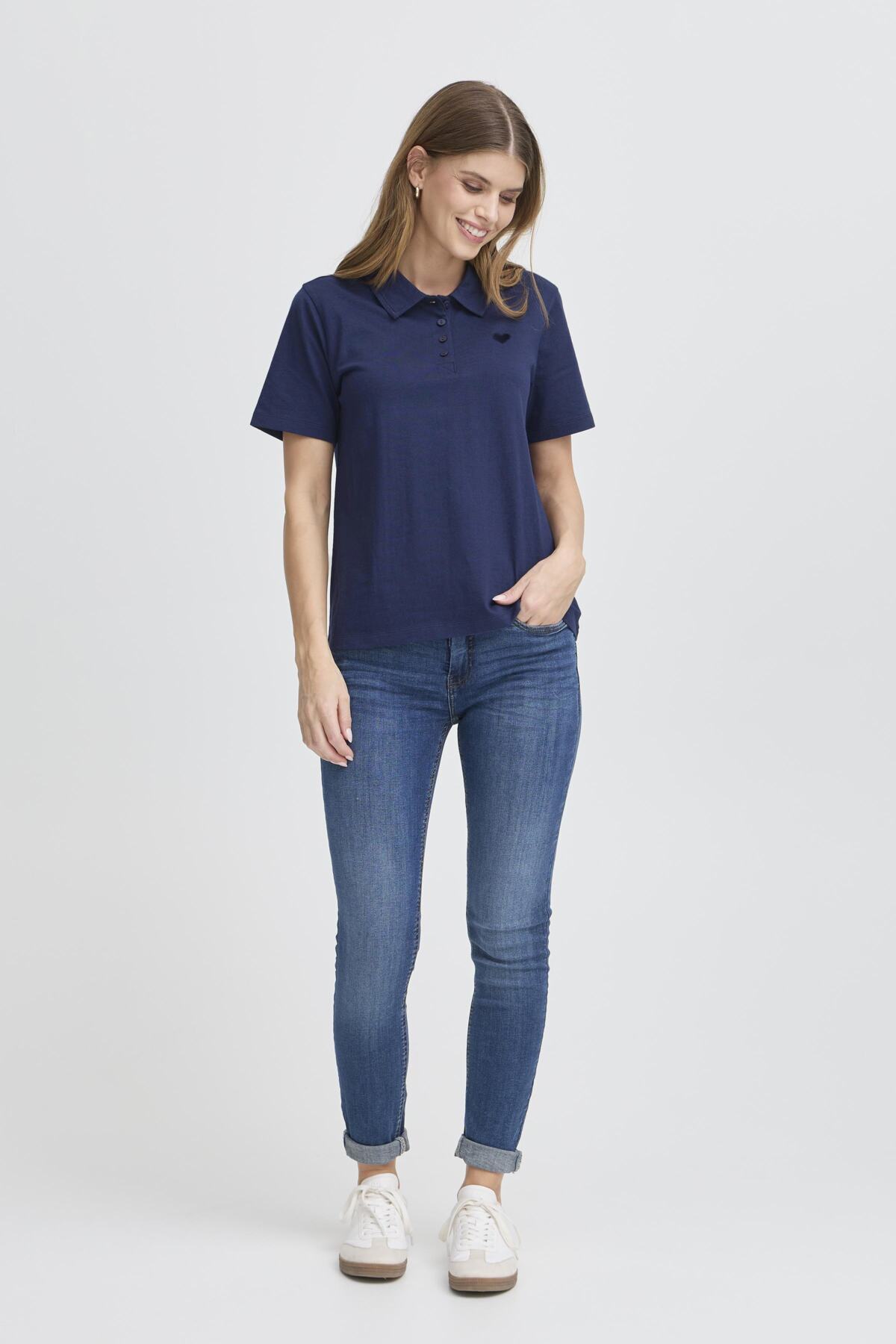 Fransa FRSAMMA TEE 1, Navy Blazer