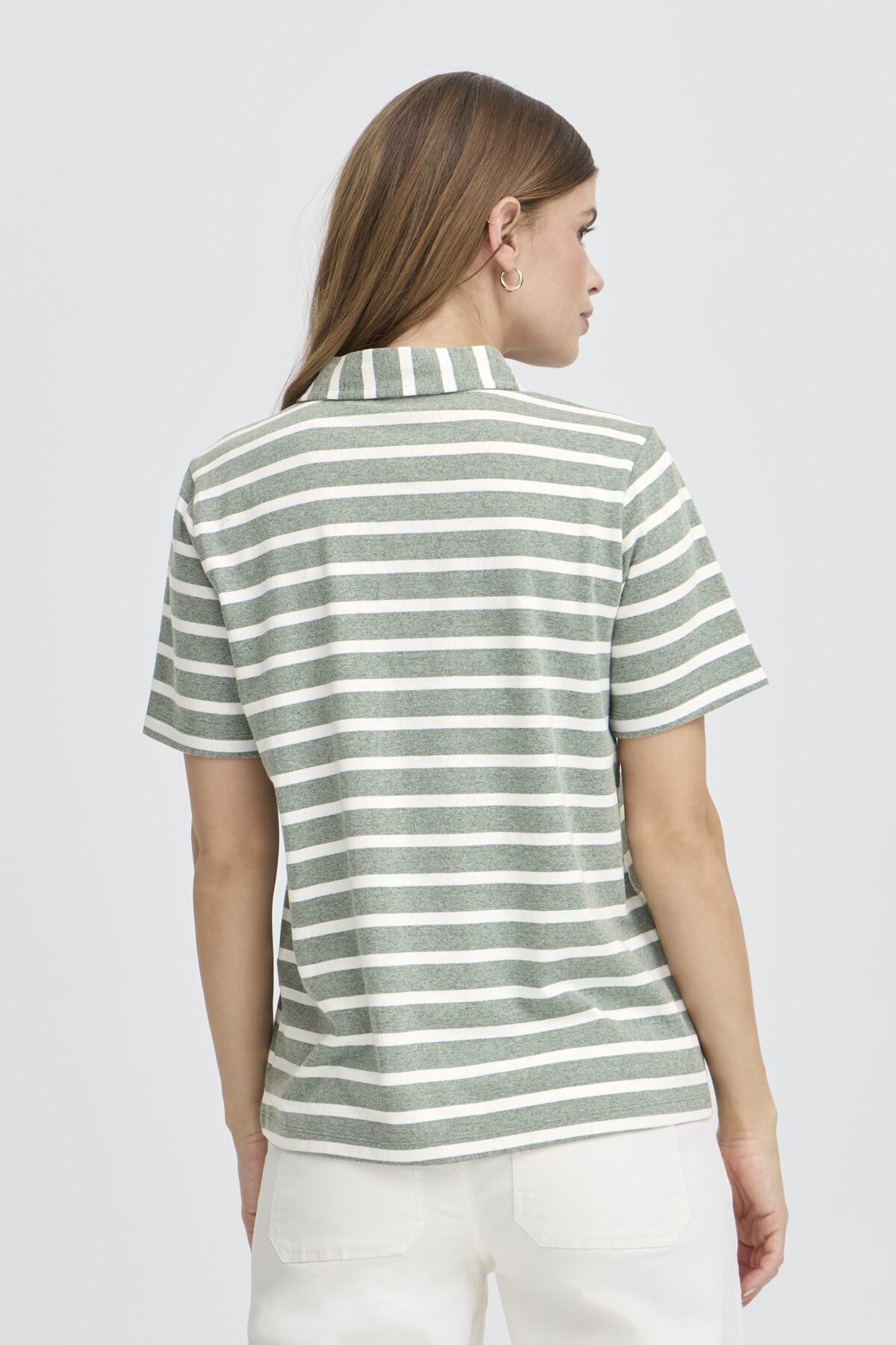 Fransa FRSAMMA TEE 1, Iceberg Green mix