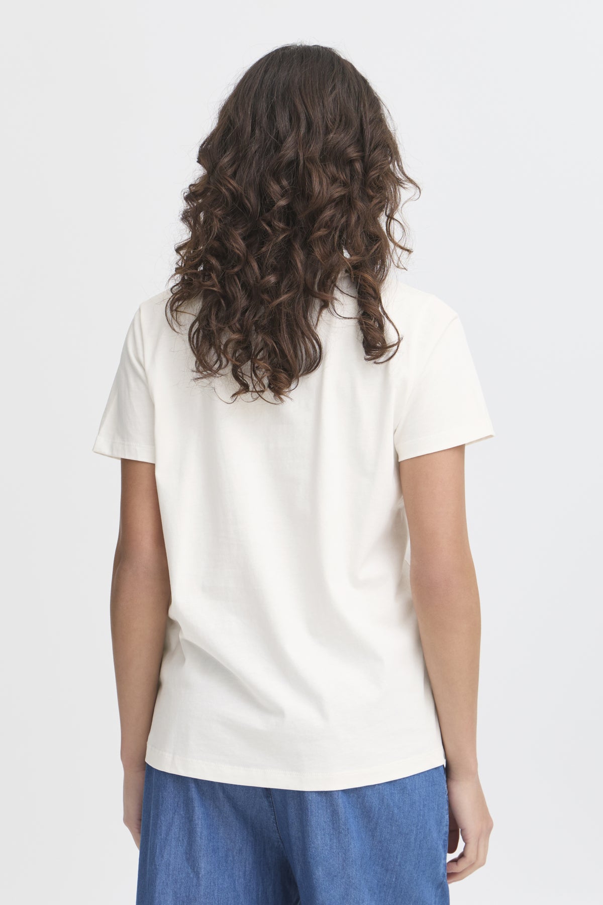 Fransa FRVIAS TEE 1, Whisper White Mix