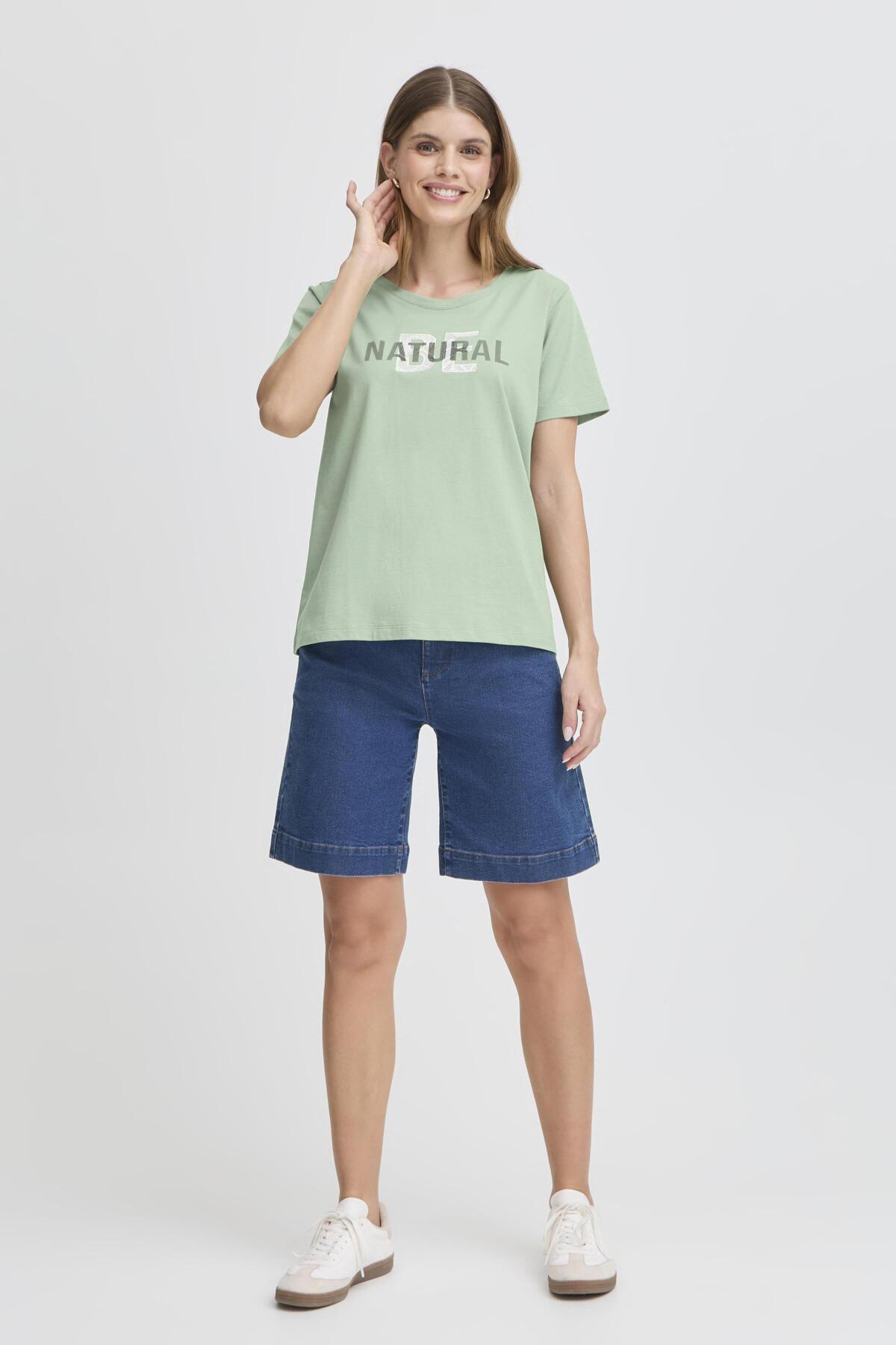 Fransa FRVIAS TEE 1, Iceberg Green mix