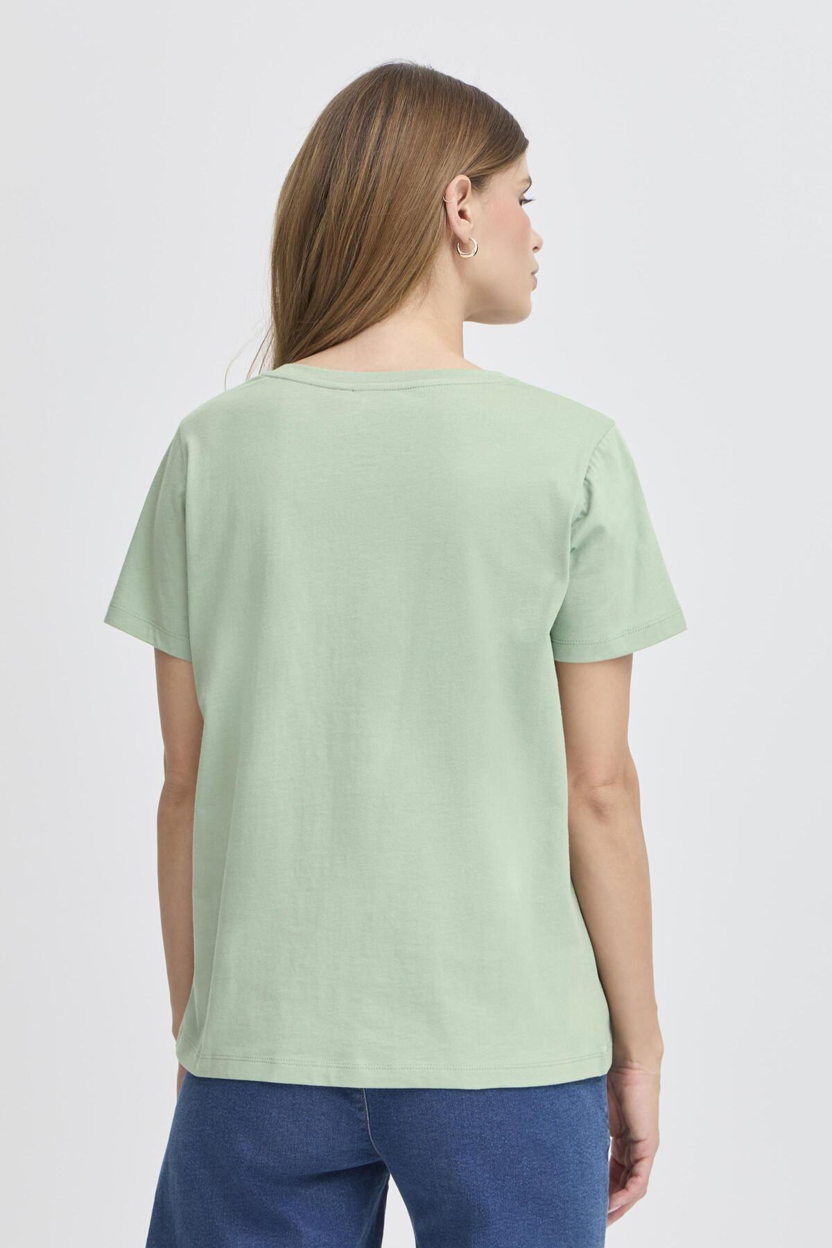 Fransa FRVIAS TEE 1, Iceberg Green mix