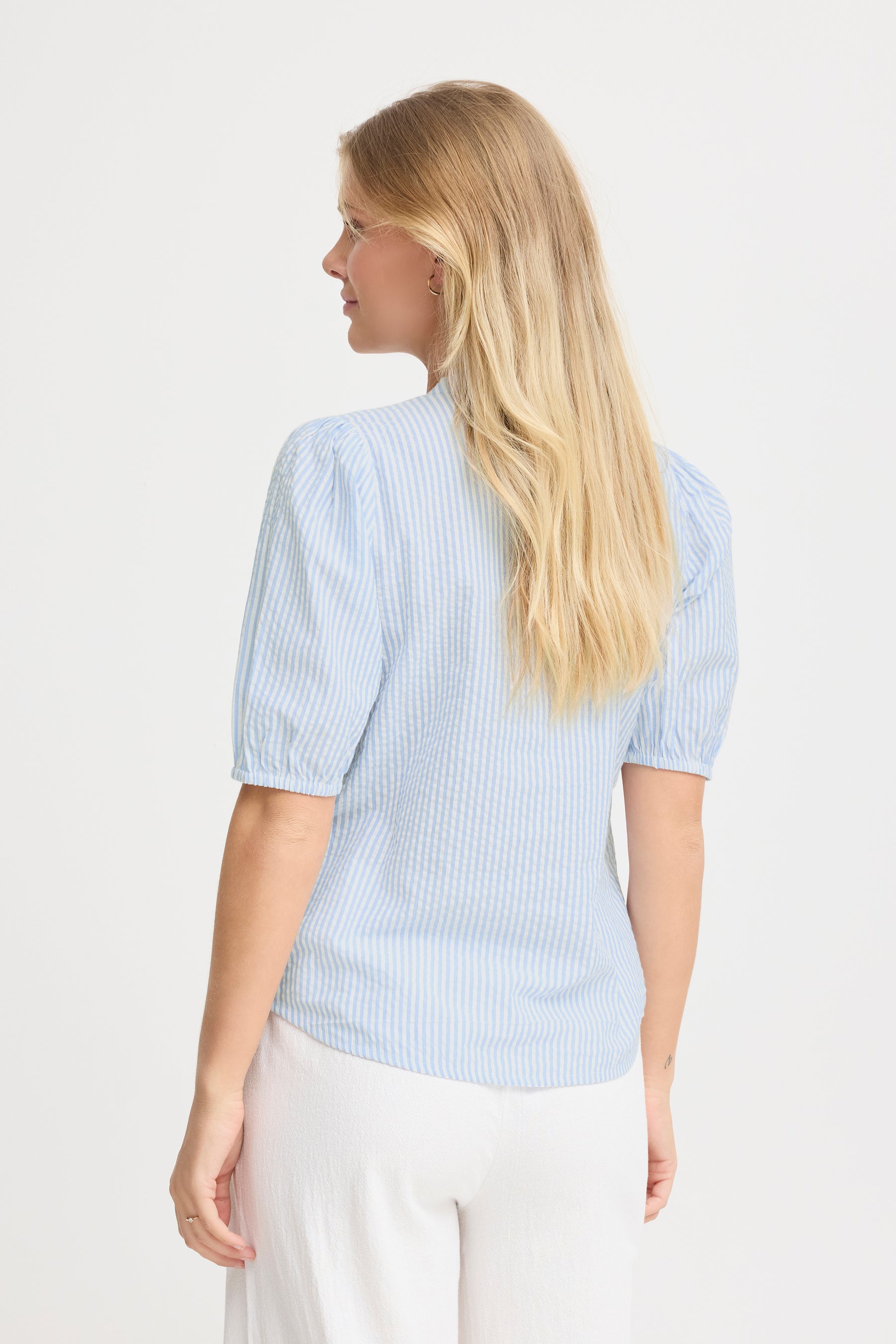 Fransa FrCayla Blouse 1, Cashmere Blue Stripes