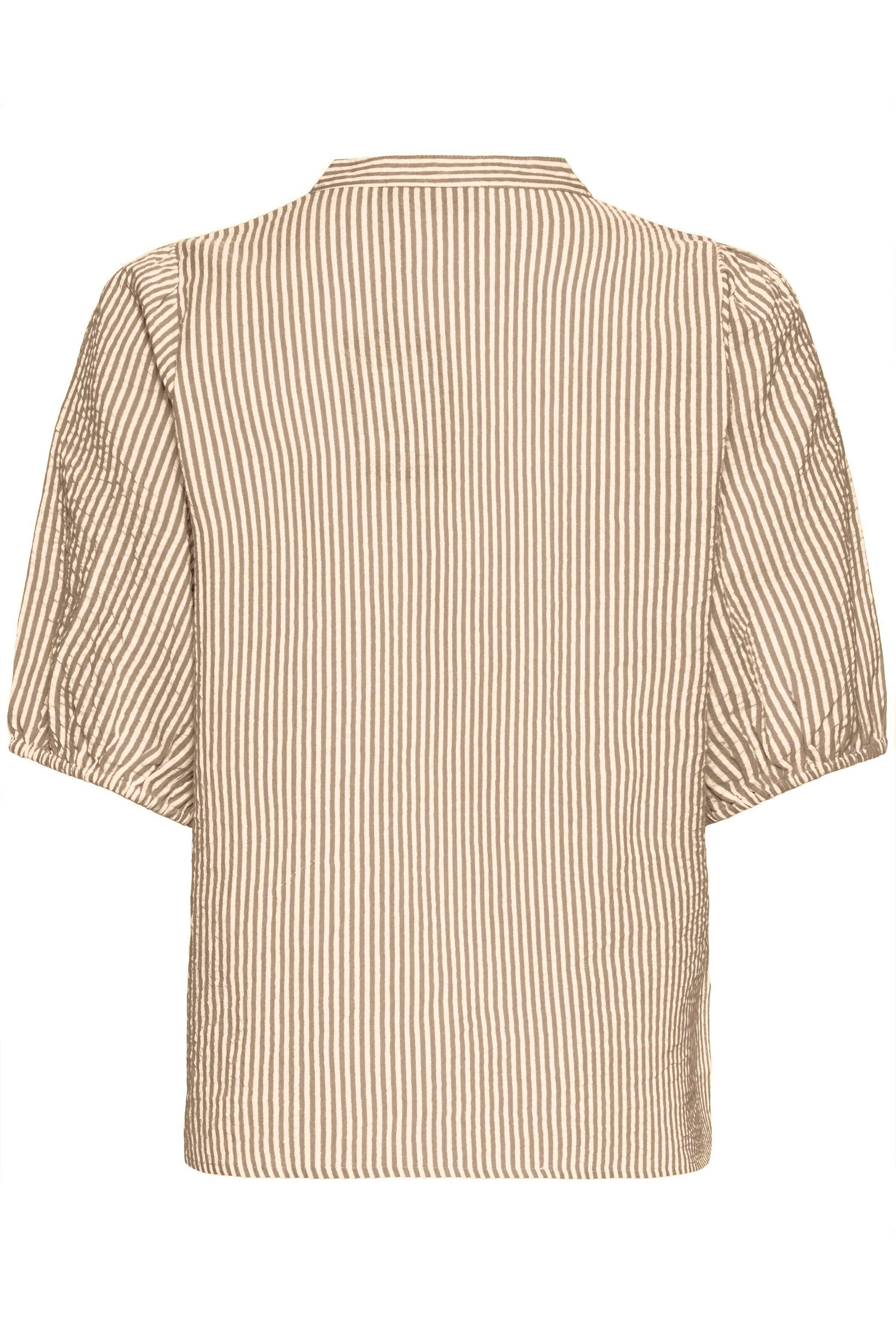 Fransa FrCayla Blouse 1, Silver Mink Stripes
