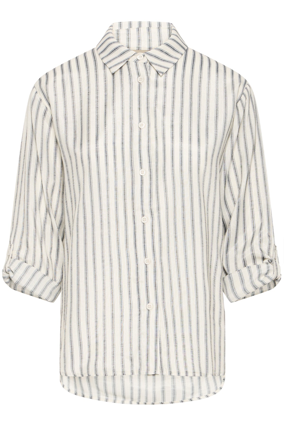 Fransa FRALYSSA SHIRT 1, Navy stripes art