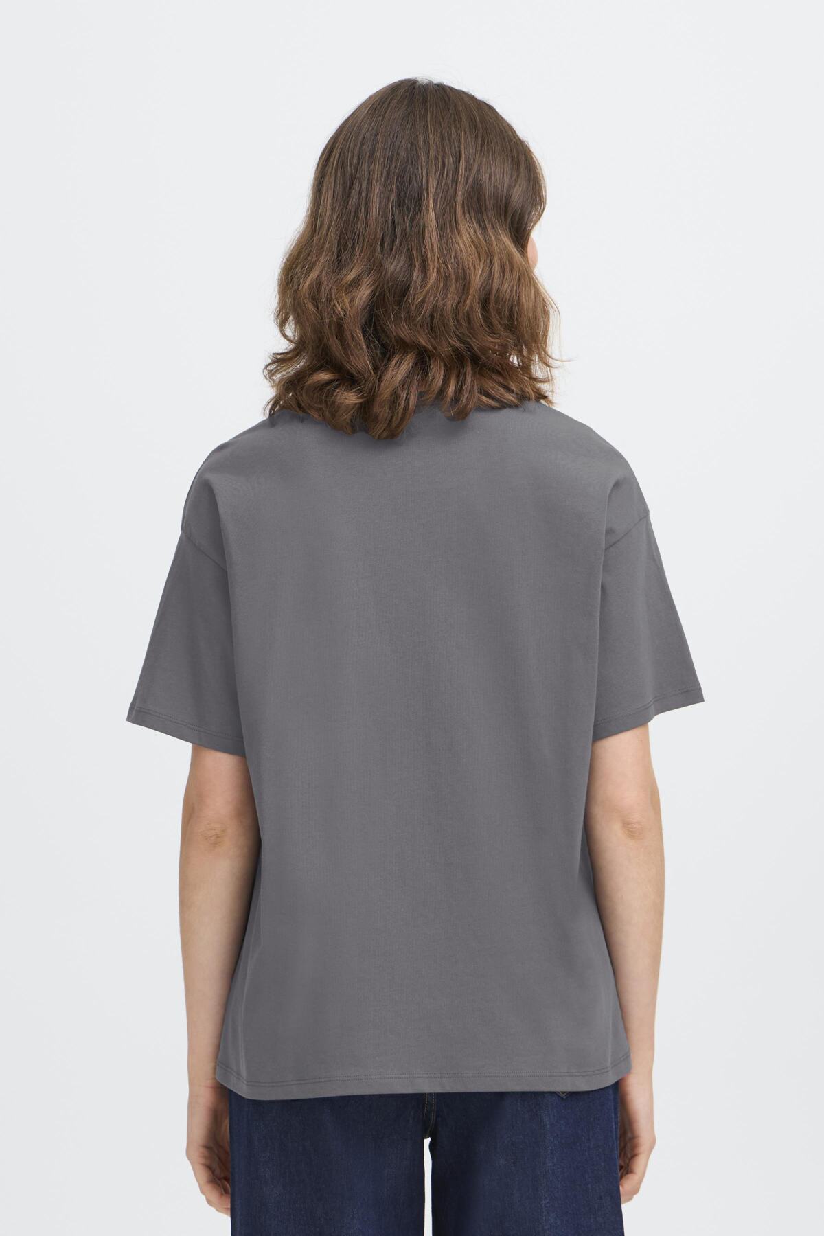 Fransa FRHAISLEY TEE 1, GRAY PIN METAL