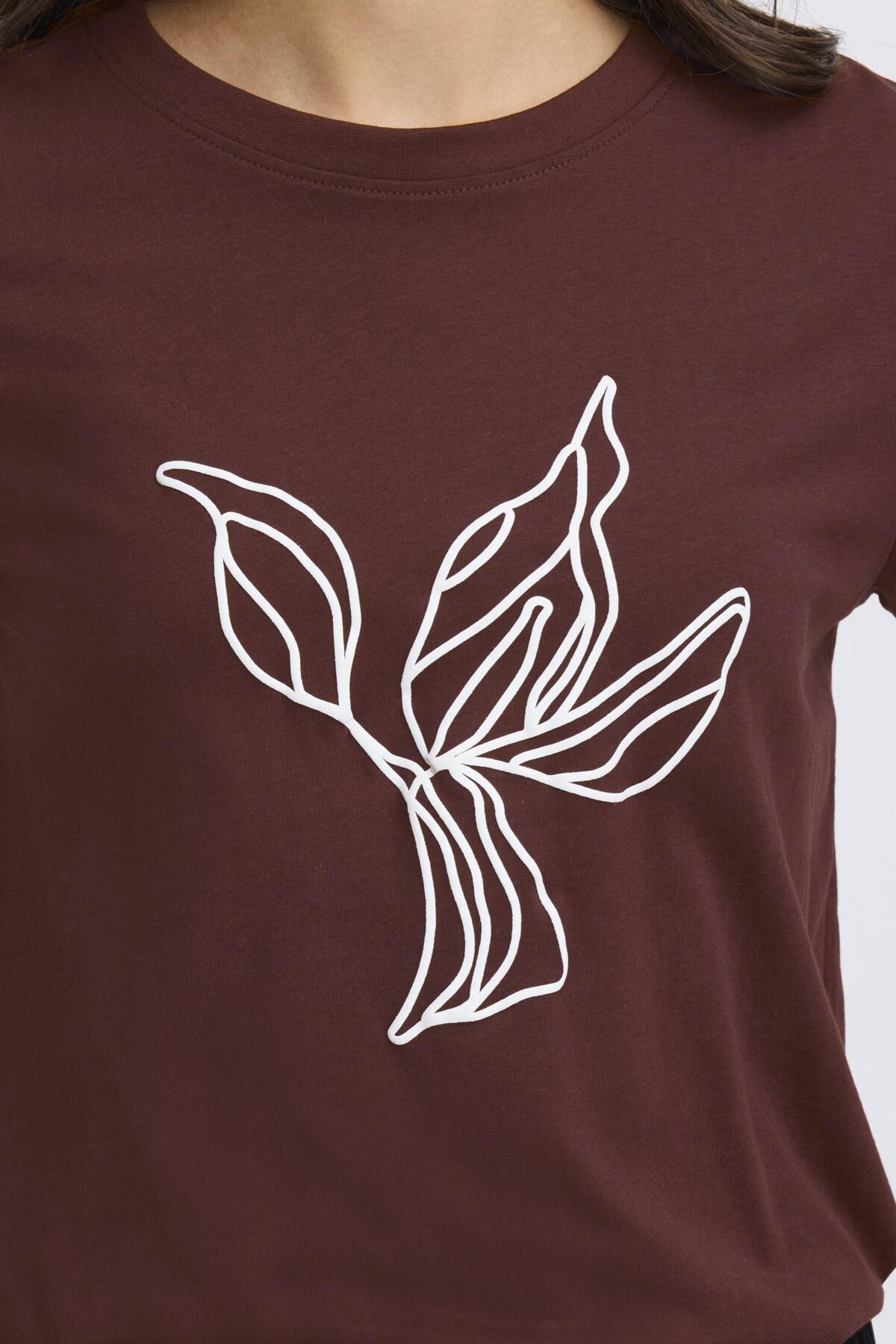 Fransa FRARIELLA TEE 1, FUDGE PUFF