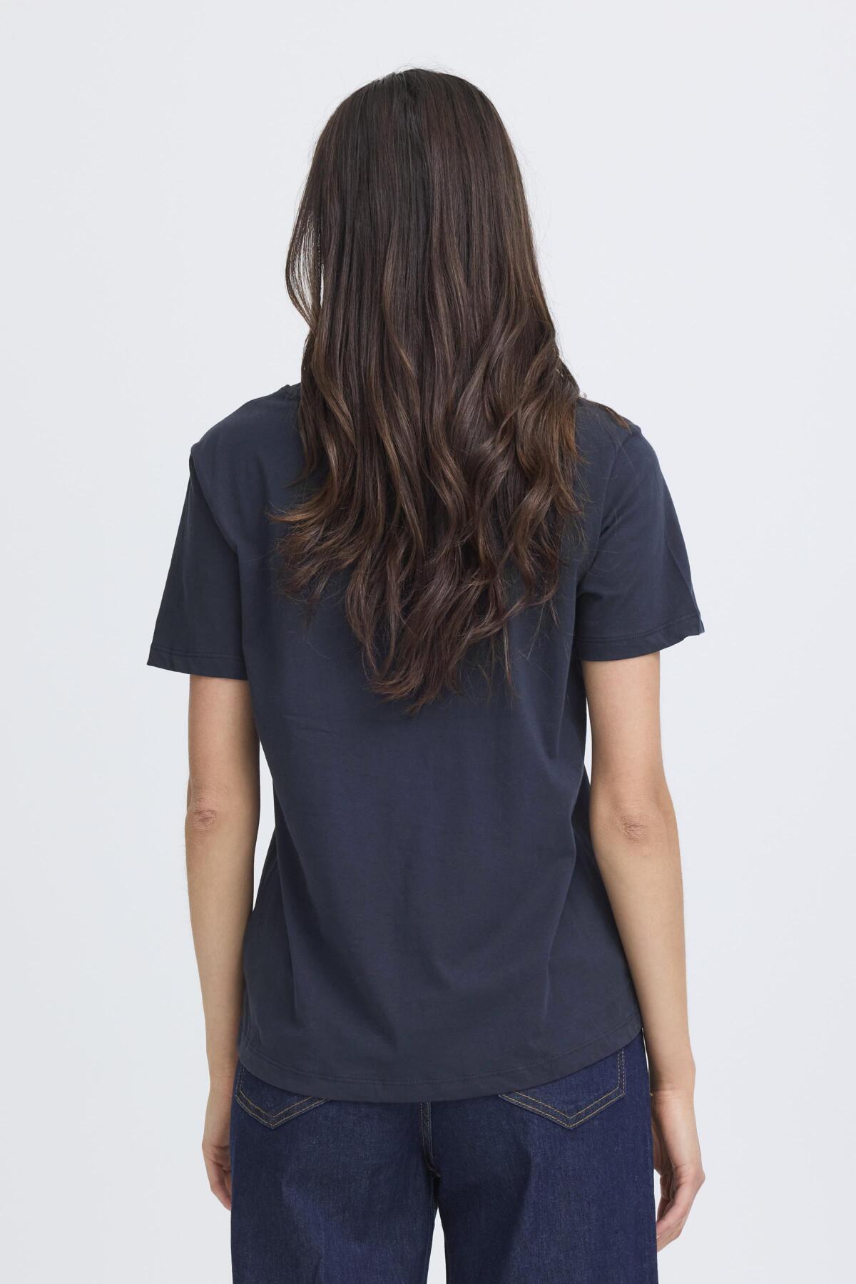Fransa FRARIELLA TEE 1, NIGHT PUFF