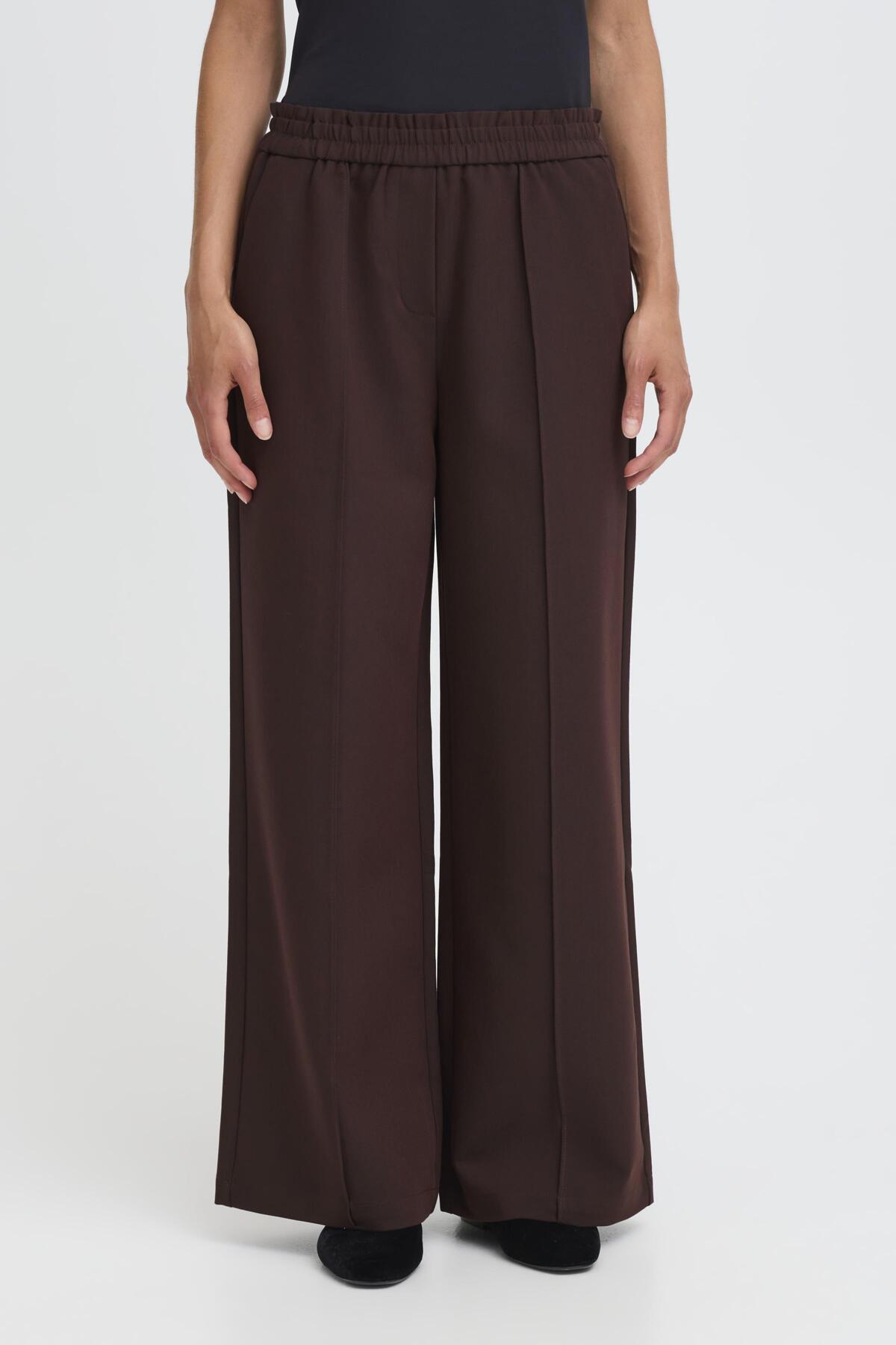 Fransa FRABIGAIL PANTS 5, Fudge Melange