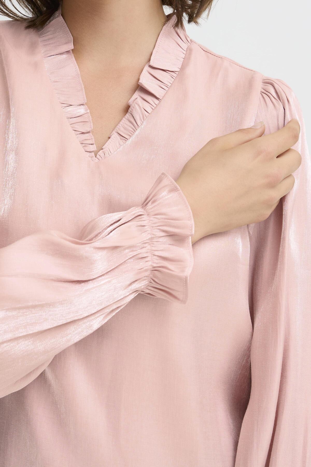 Fransa FRYOLANDA BLOUSE 3, Pale Mauve