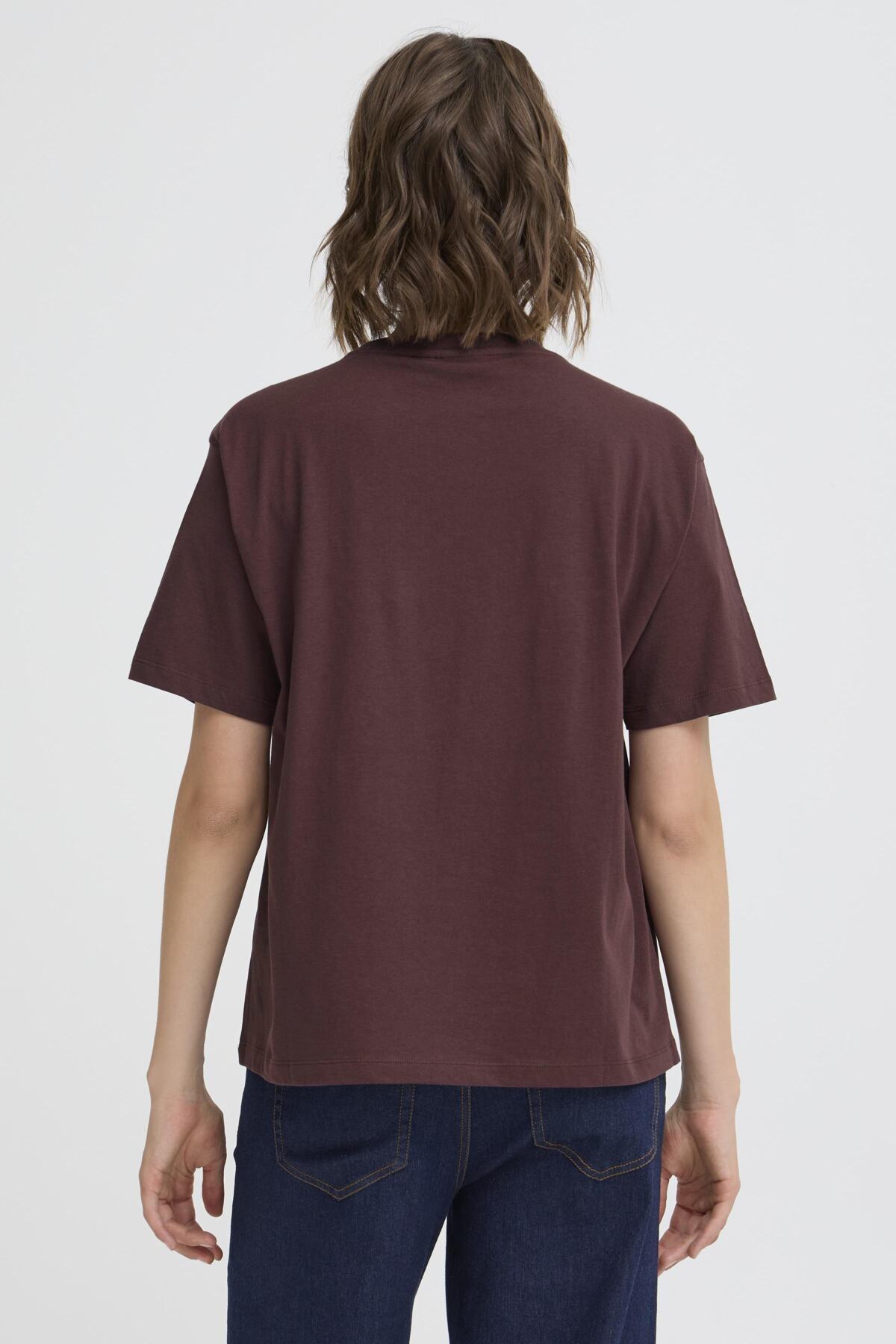 Fransa FRLILIANA TEE 1, FUDGE TIGER