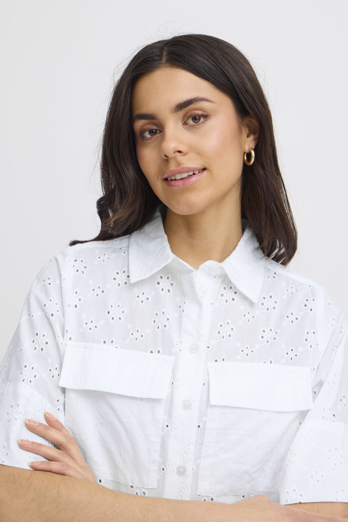 Fransa FRBLAIR SHIRT 1, Whisper White