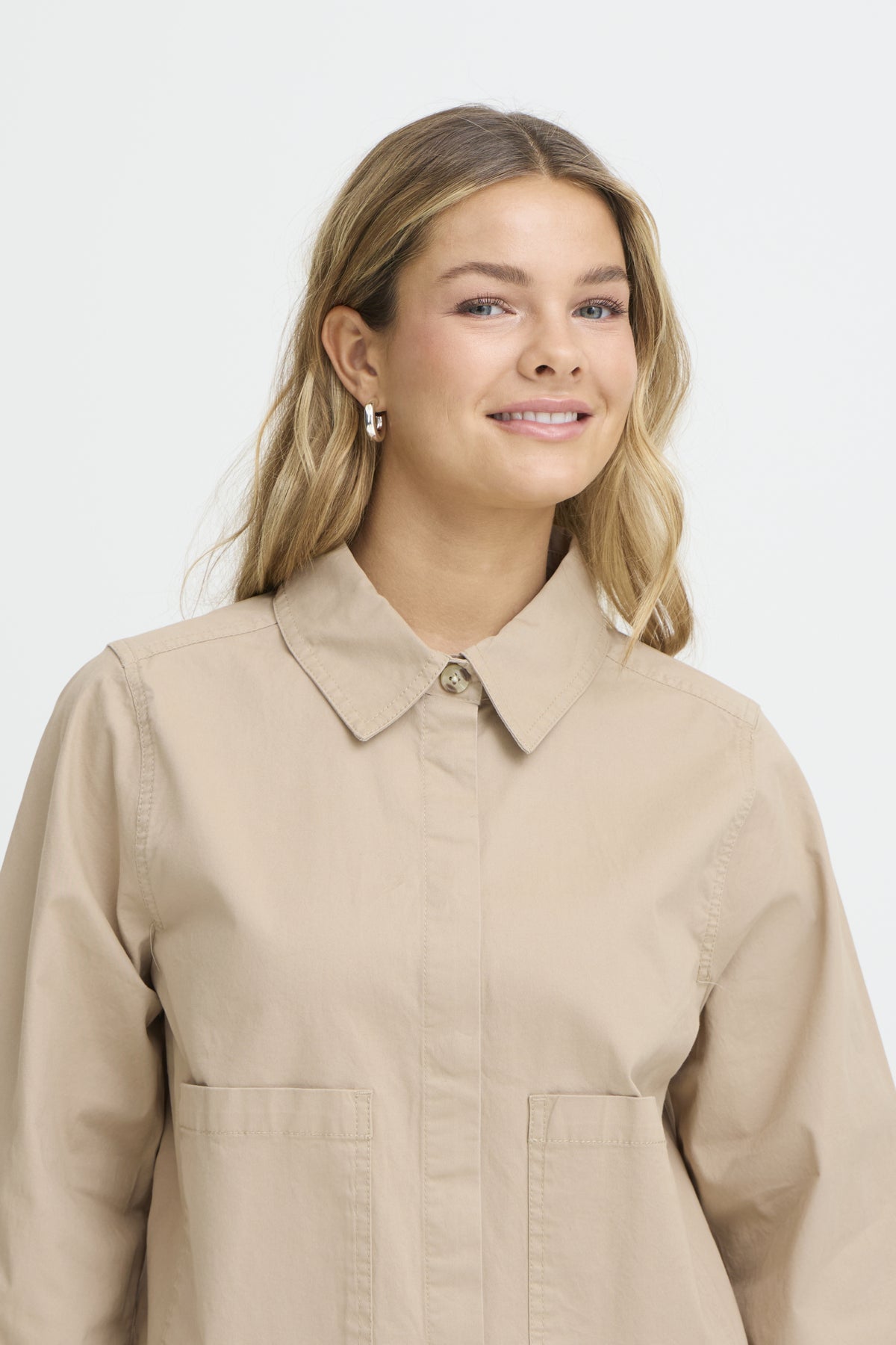Fransa FRABILENE SHIRT 1, SAVANNAH TAN