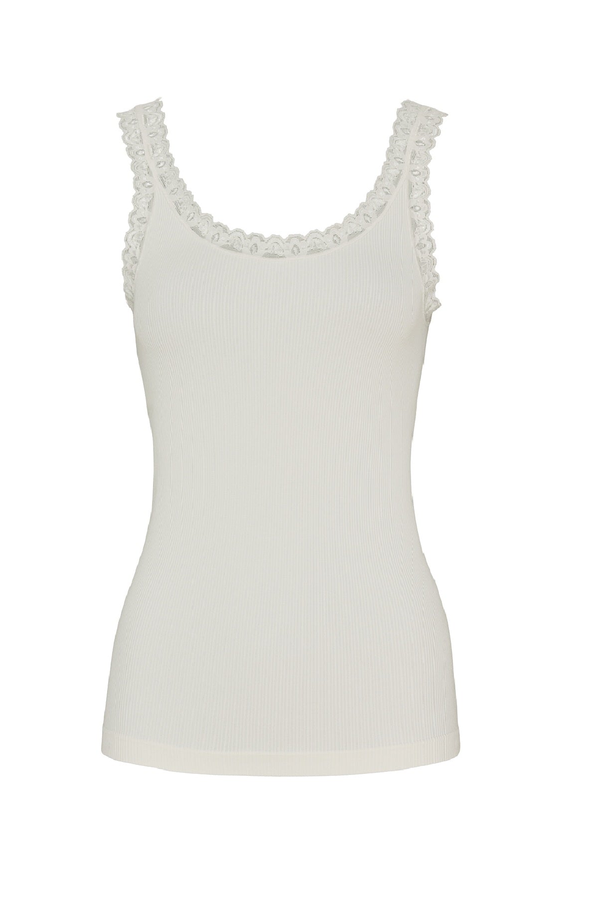 Tim & Simonsen Frida ribtop, Ivory