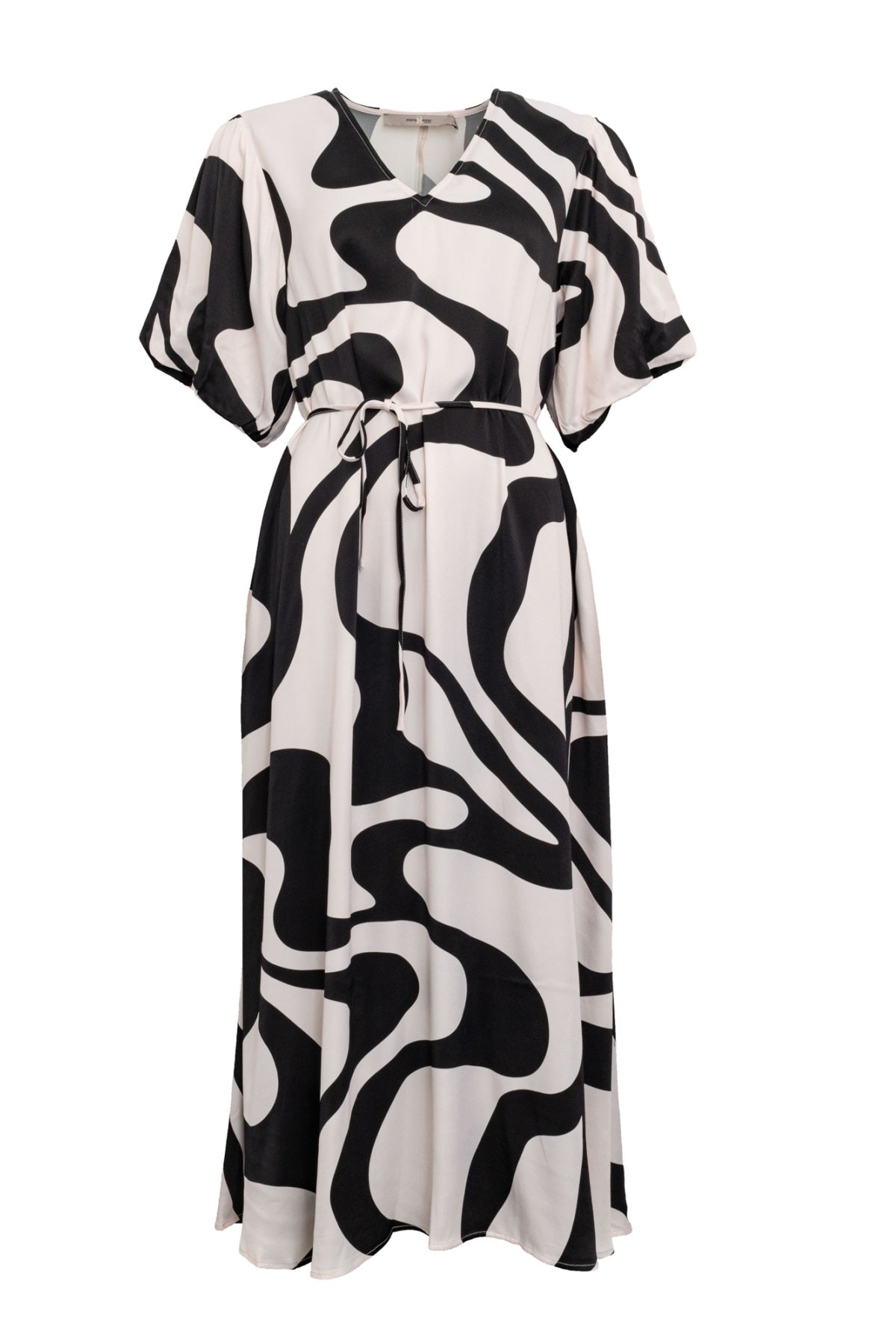 Costamani Nora Dress, Wave black/White