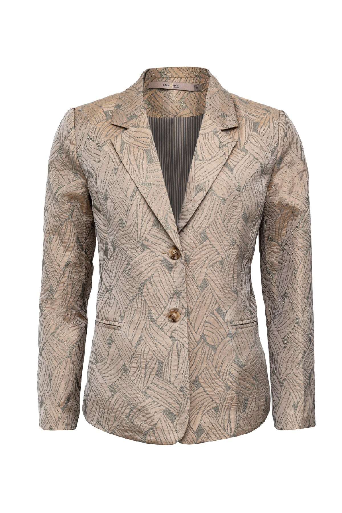 Costamani Glassy Blazer, Grey/Sand