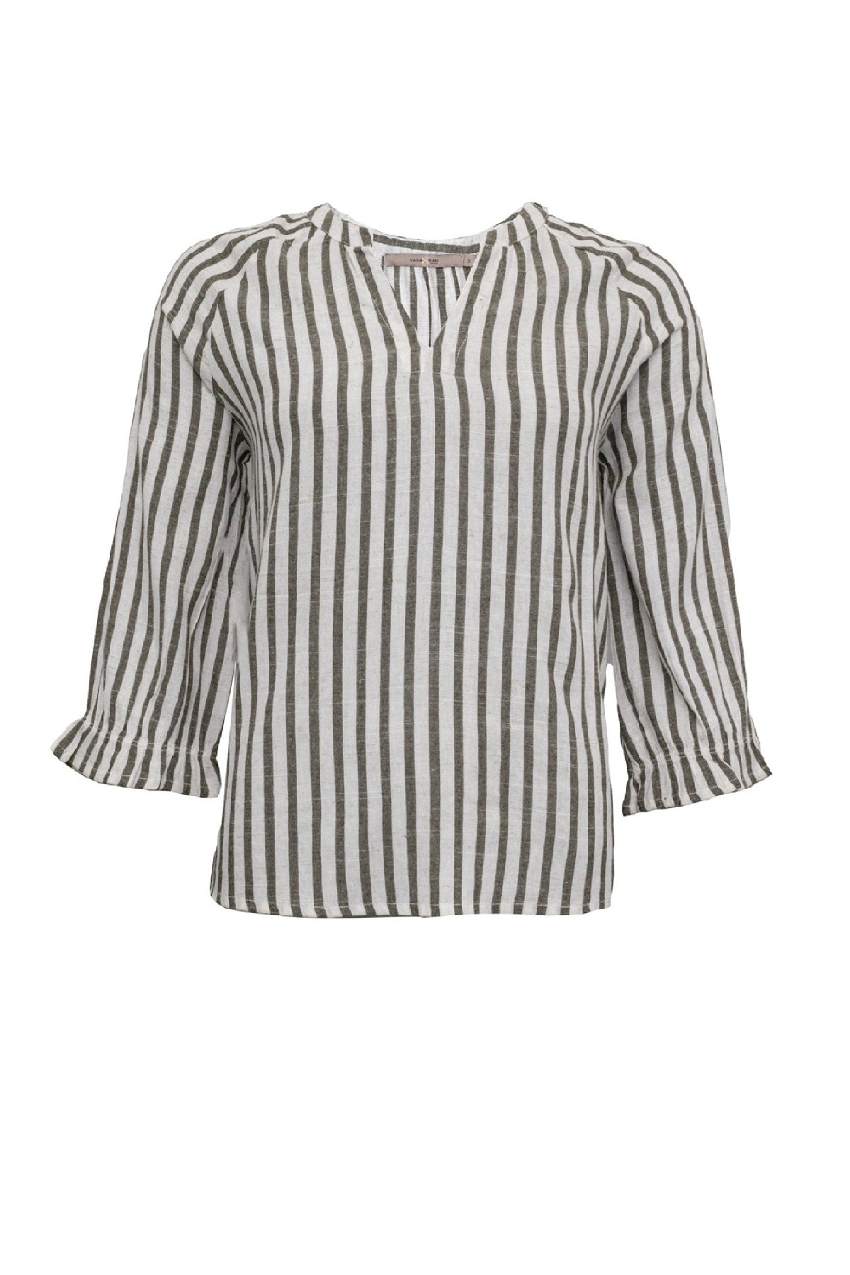 Costamani Addie Blouse, Elephant Green