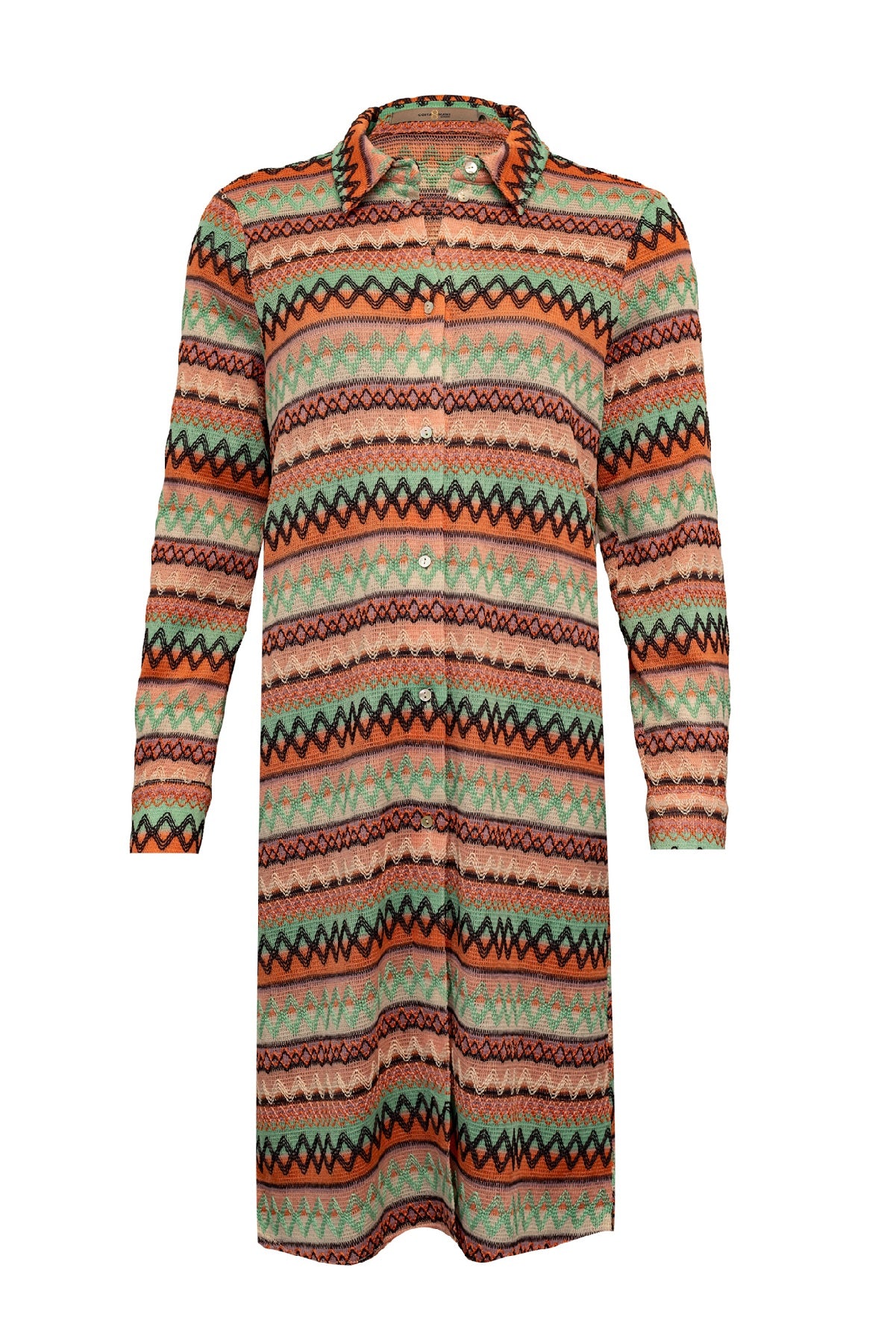 Costamani Belis Long Shirt, Coral Missioni