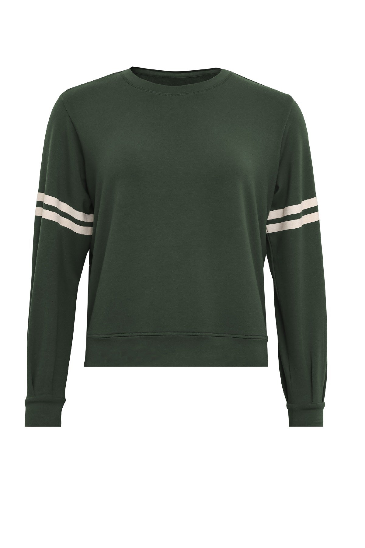 Costamani Wahlberg Sweat, Army W/Stripe
