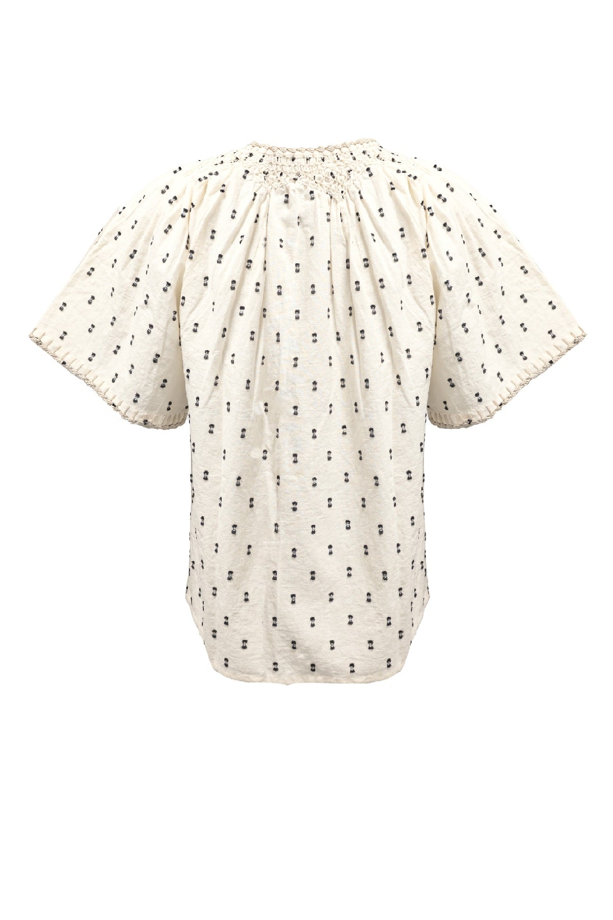 Costamani Gwennie Blouse, Black/Whisper