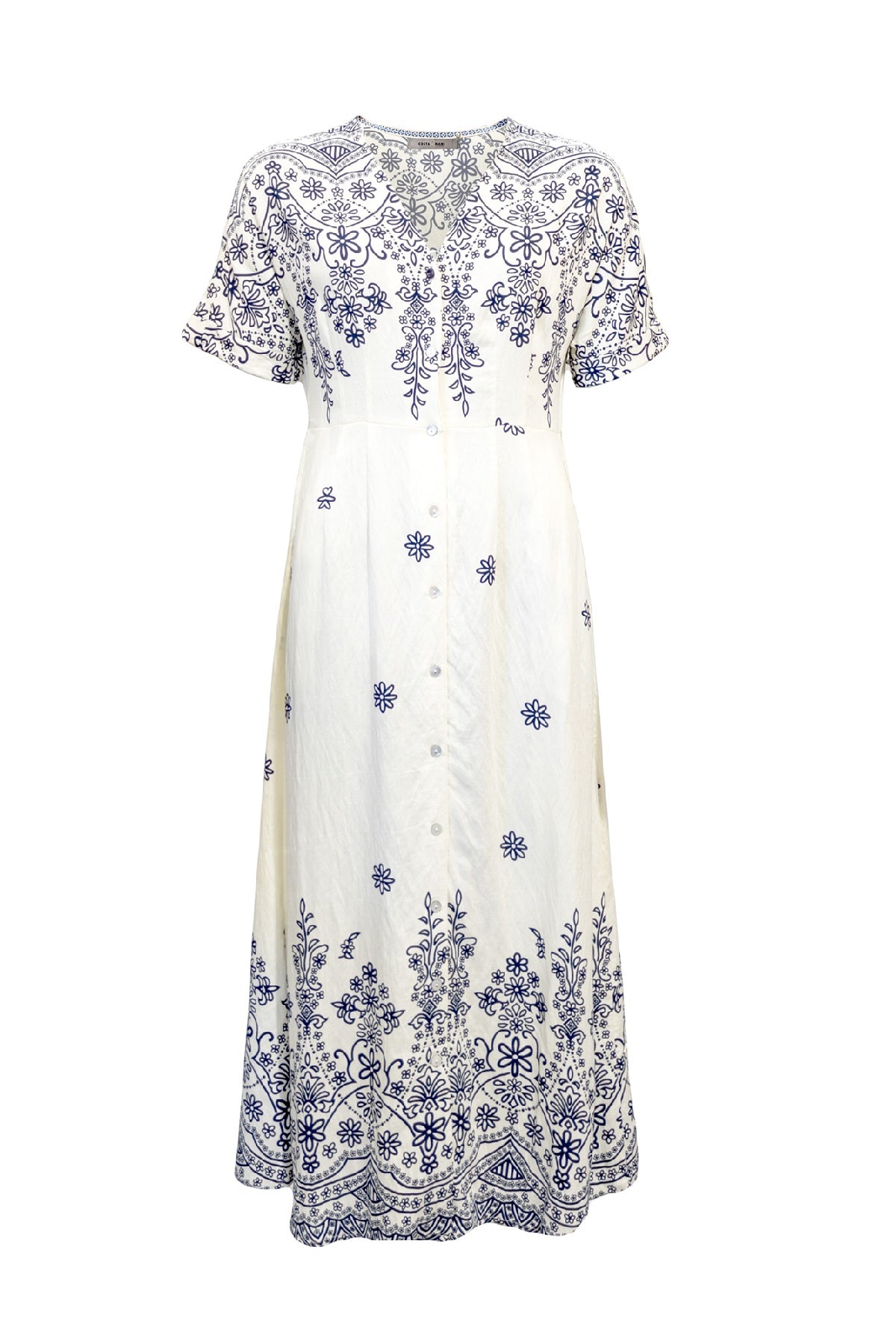 Costamani Wishi Dress, Sea Blue Flower