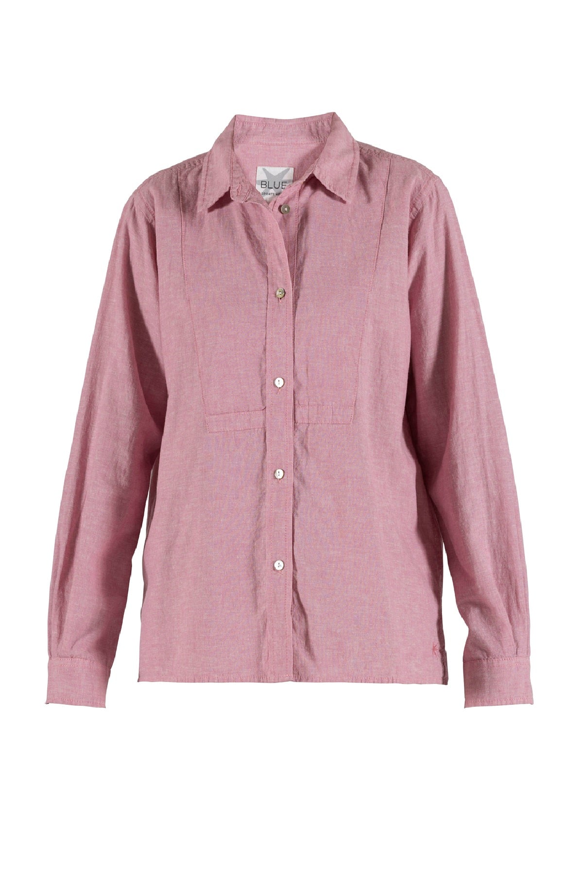 Blue Sportswear Liva linen Shirt, Soft Pink melange